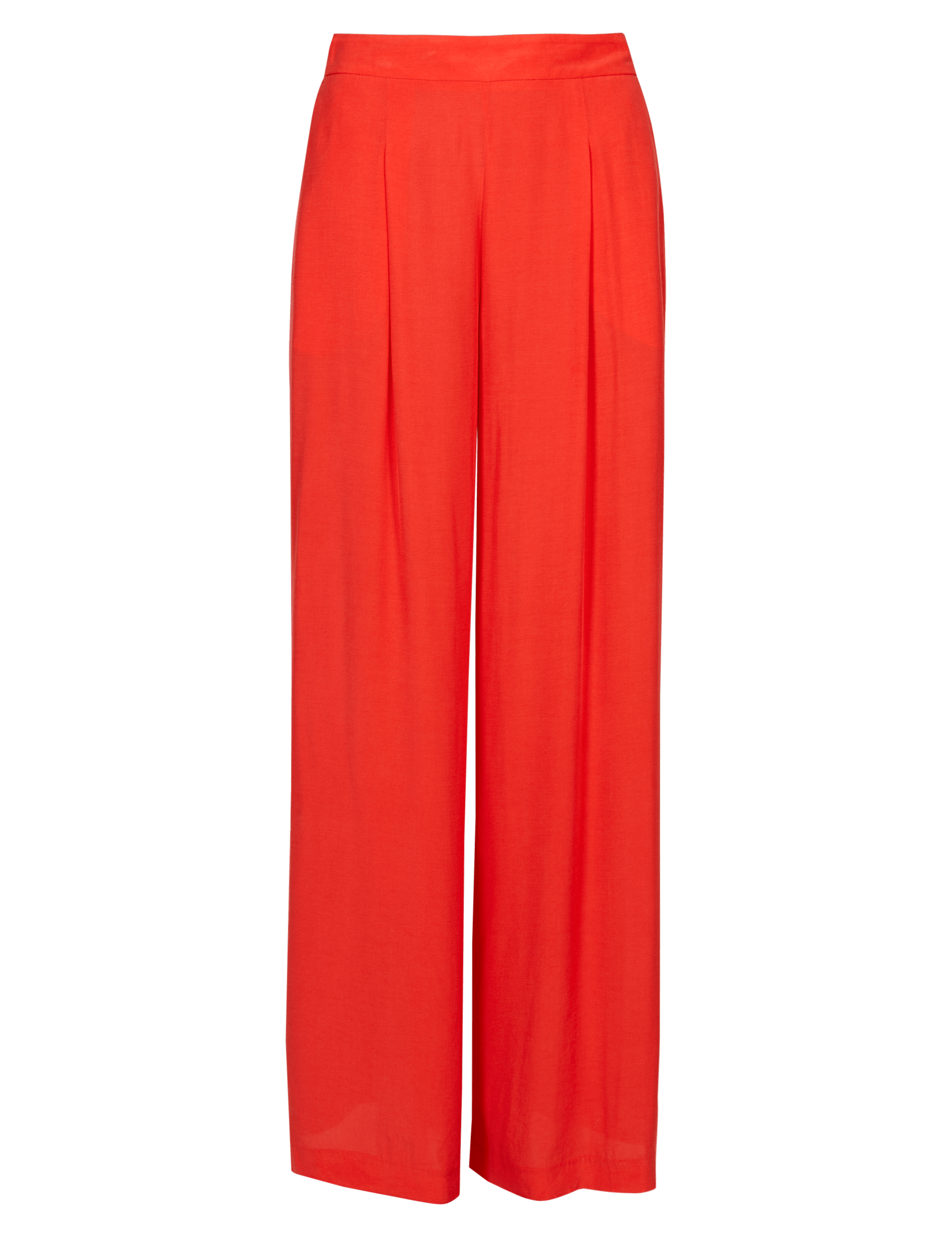 Super Wide Leg Pleated Trousers Image 2 of 5
