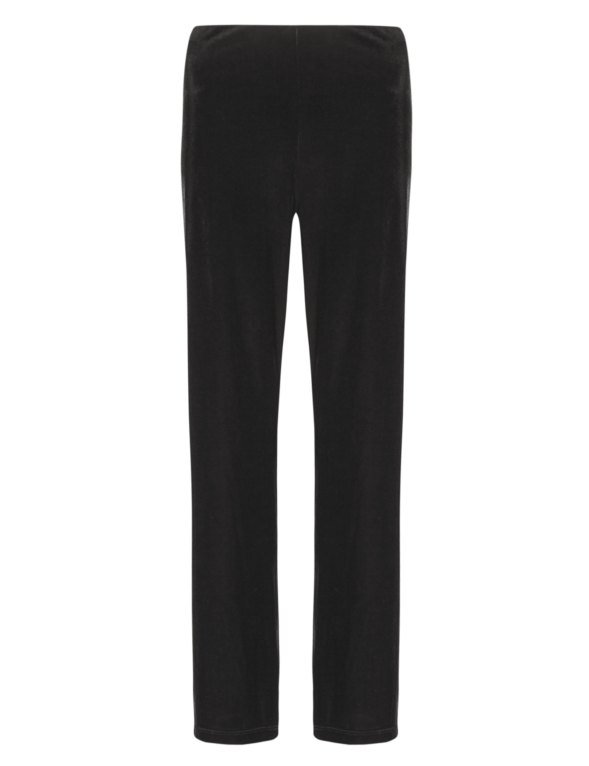 Velour Wide Leg Trousers Image 2 of 3