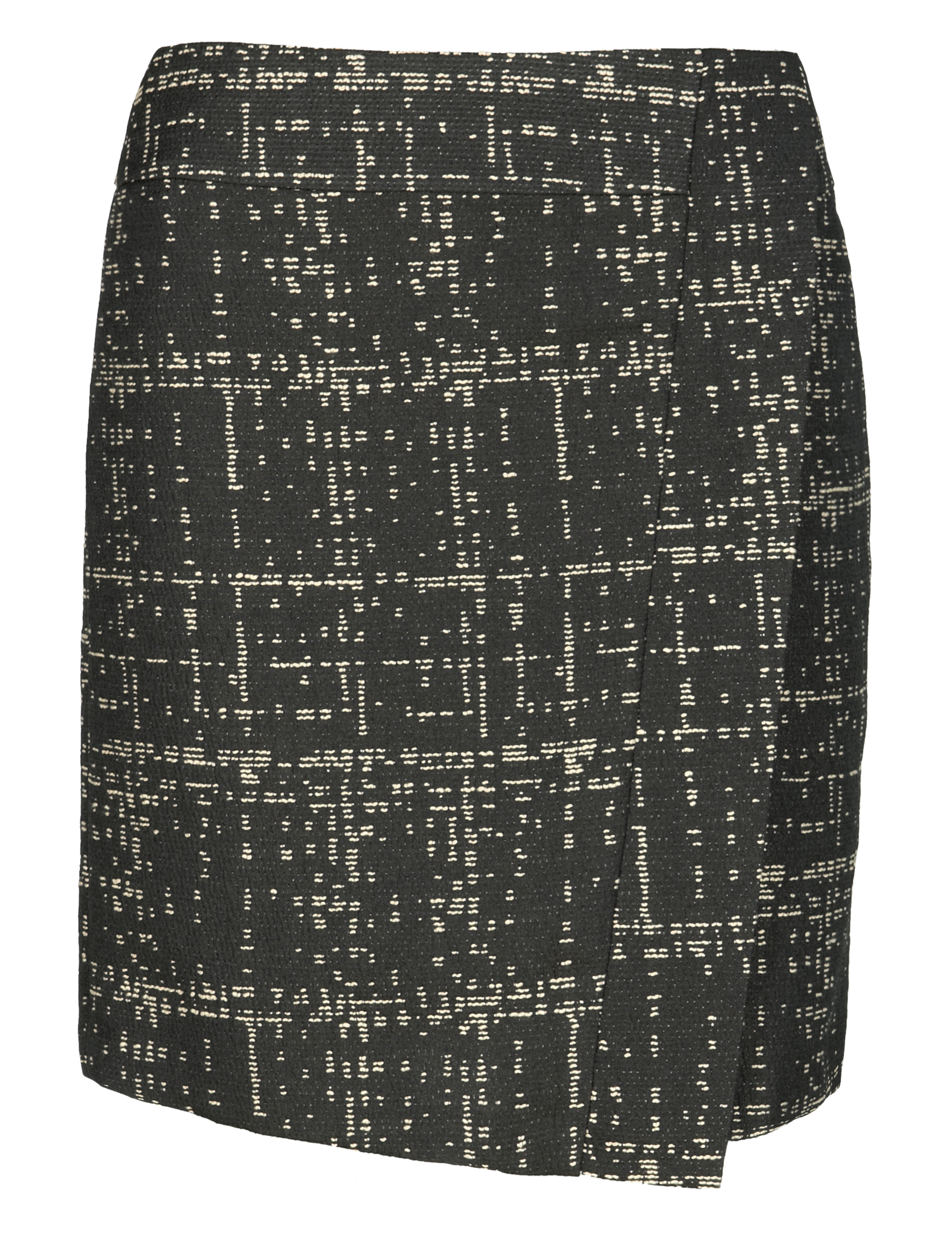 Textured Wrap Mini Skirt Image 2 of 4