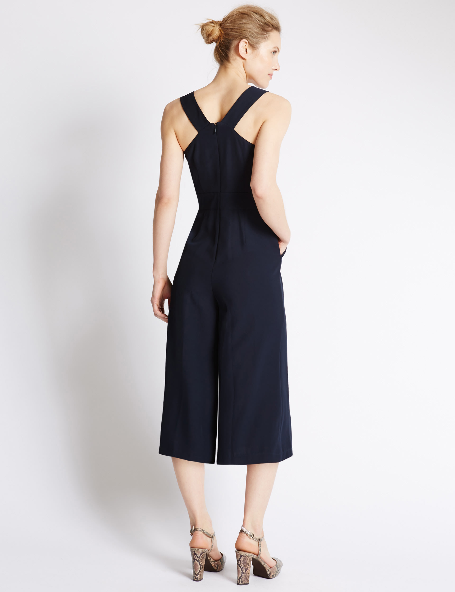 Strap Culotte Jumpsuit Image 1 of 2