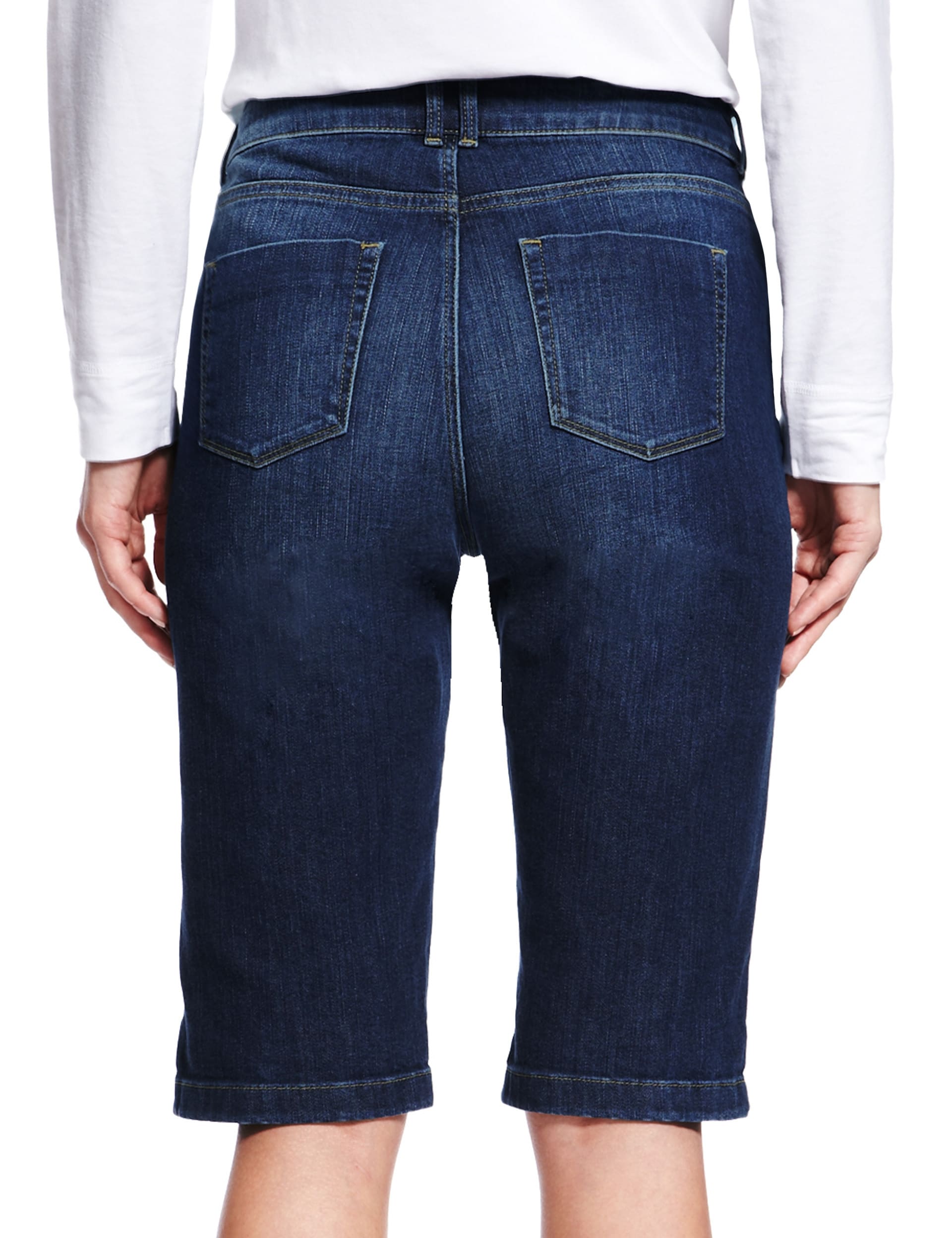Boyfriend Denim Shorts Image 2 of 6
