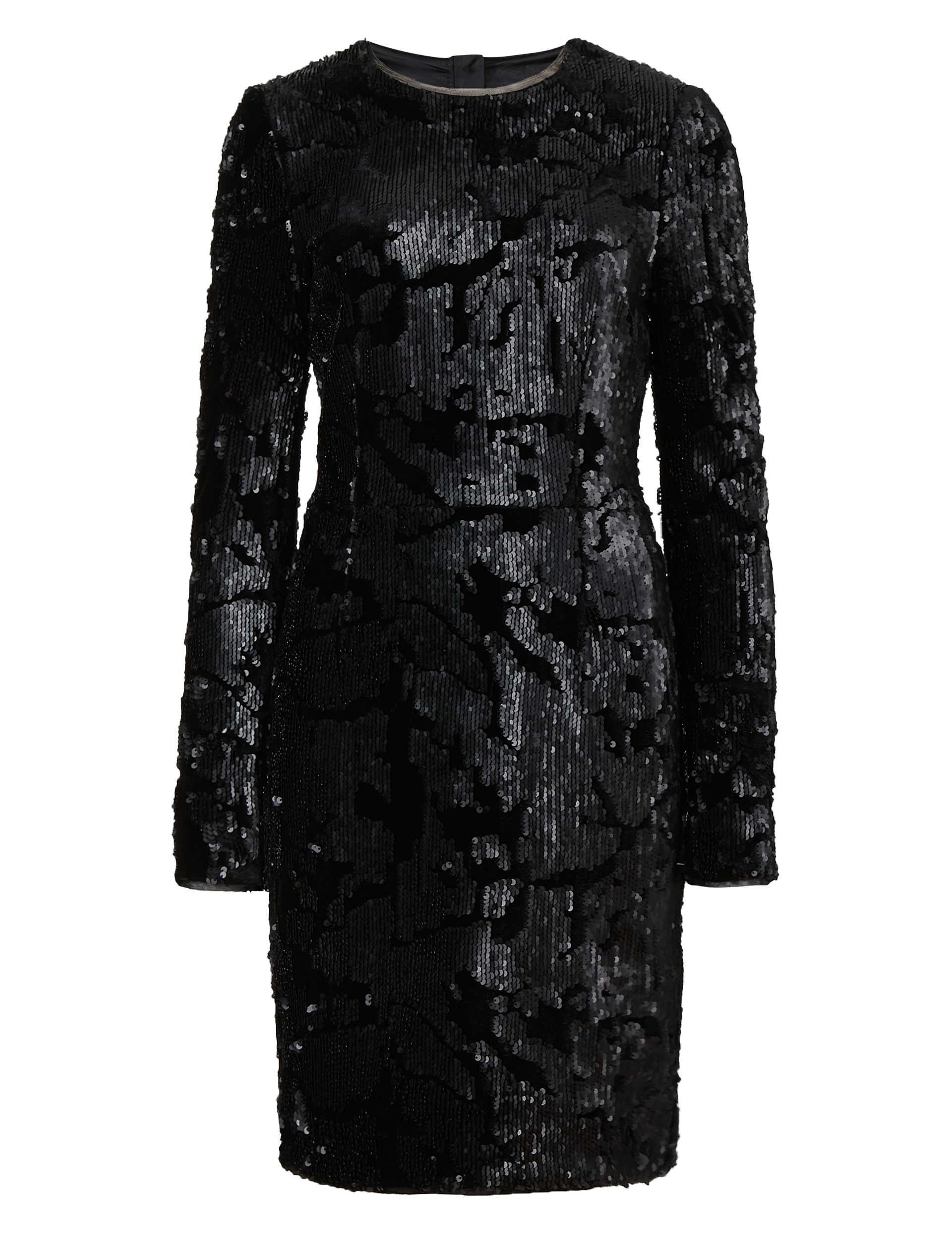 Sequin Embellished Velvet Dress Image 1 of 2