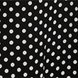 Polka Dot V-Neck Ruffle Maxi Column Dress - blackmix