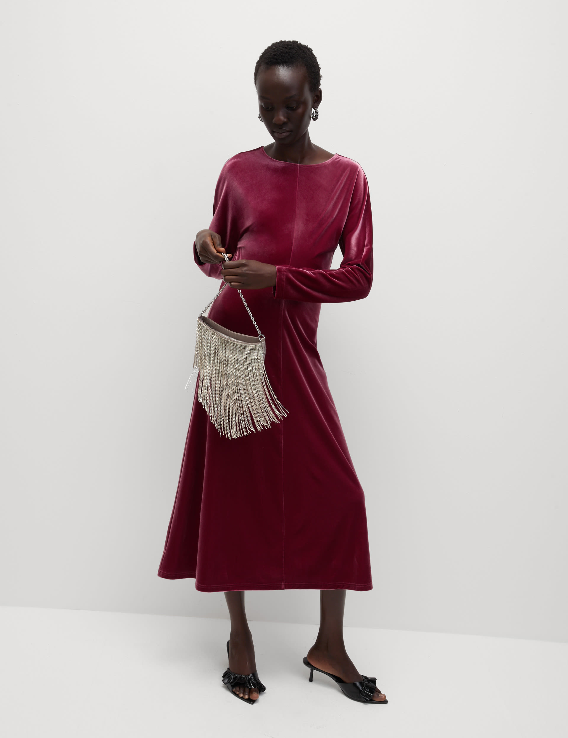 Velvet clothing for ladies sales