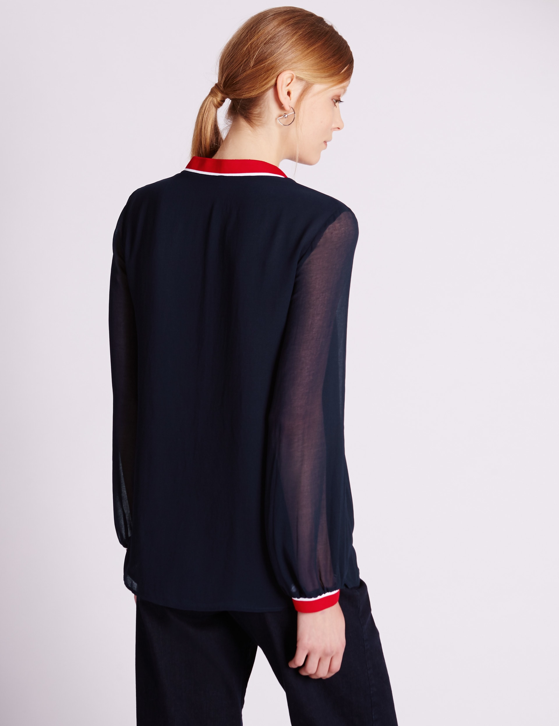 V-Neck Blouse Image 2 of 5