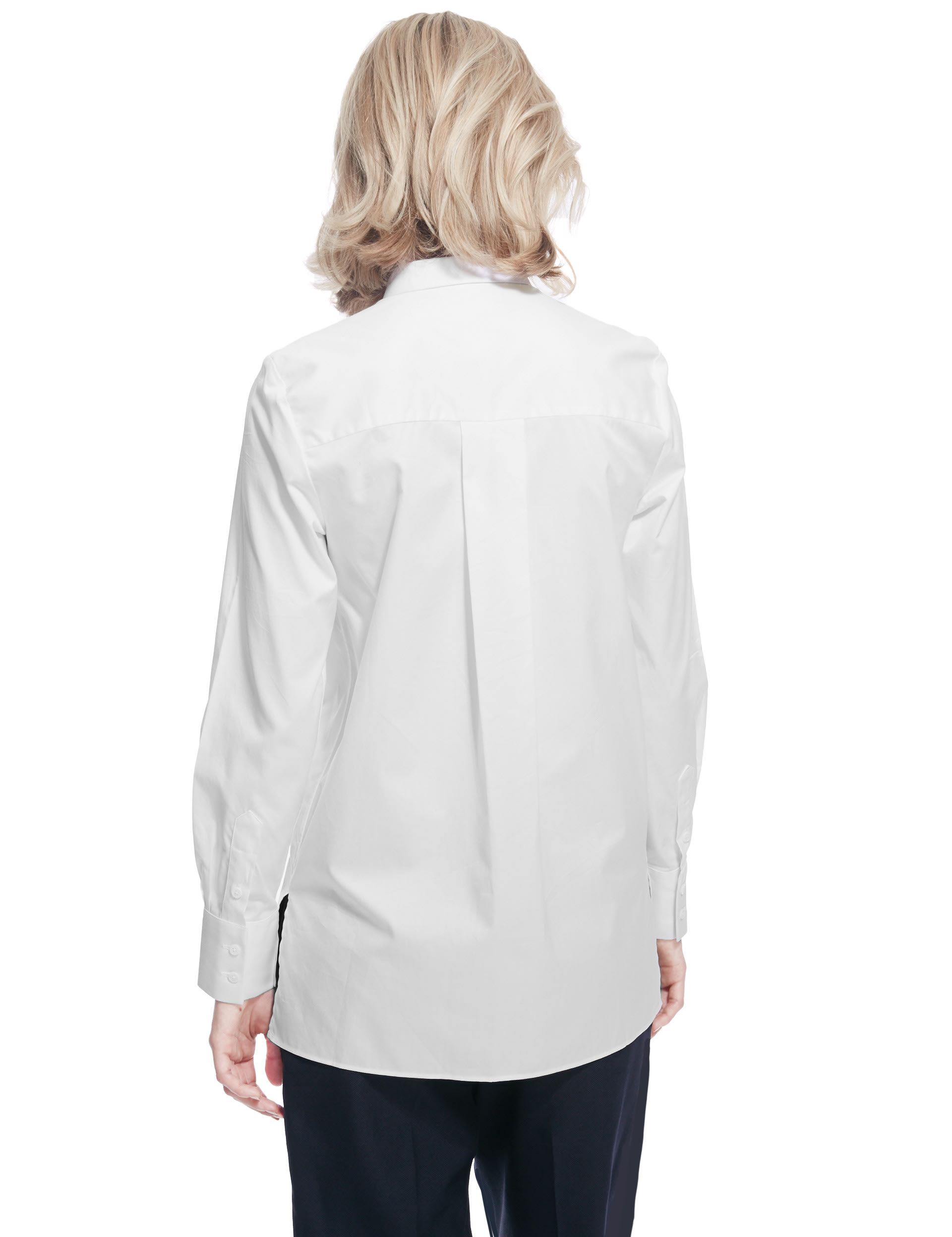 Pure Cotton Longline Shirt Image 2 of 6