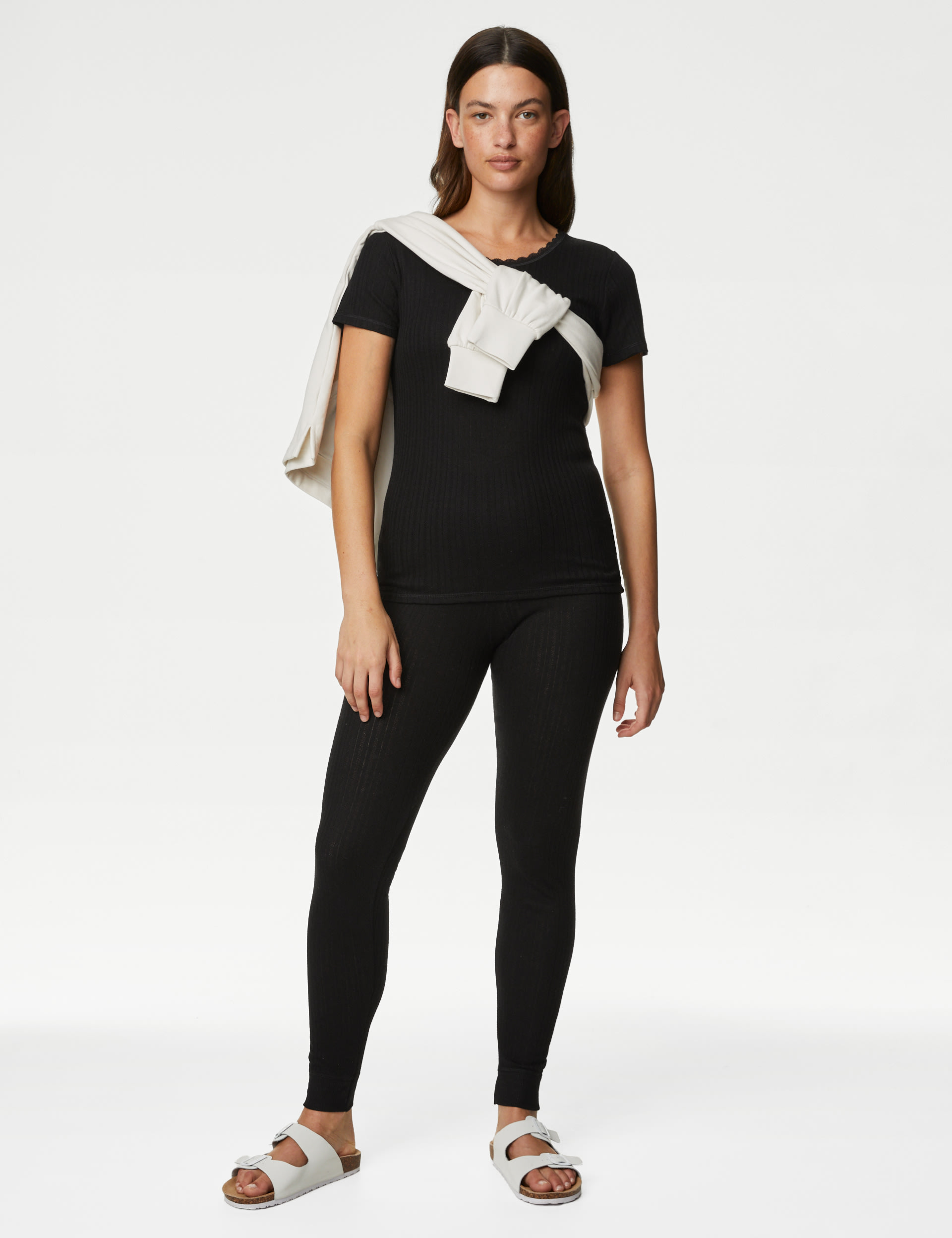 Thermal Pointelle Leggings