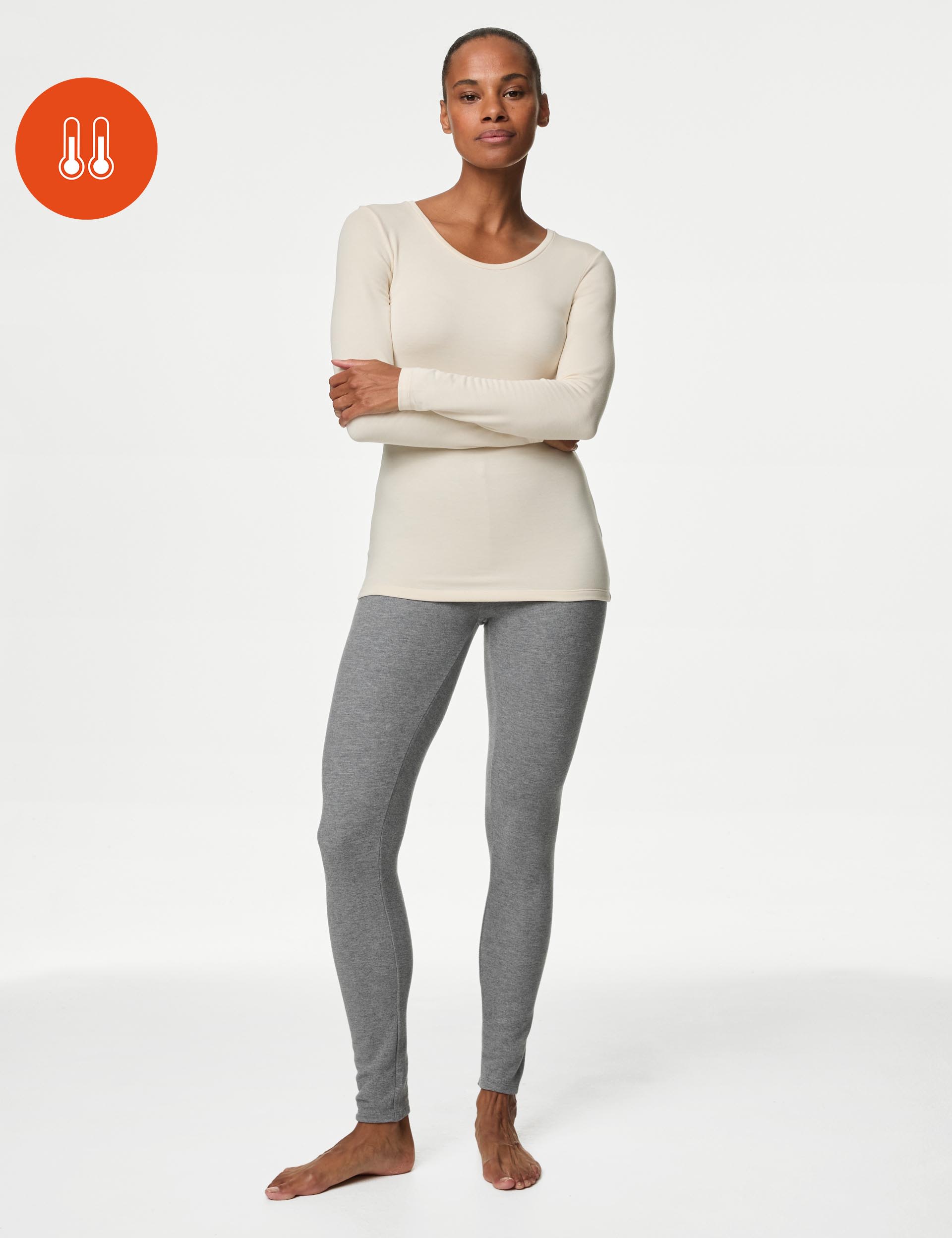 Heatgen Medium Fleece Thermal Leggings M S Collection M S