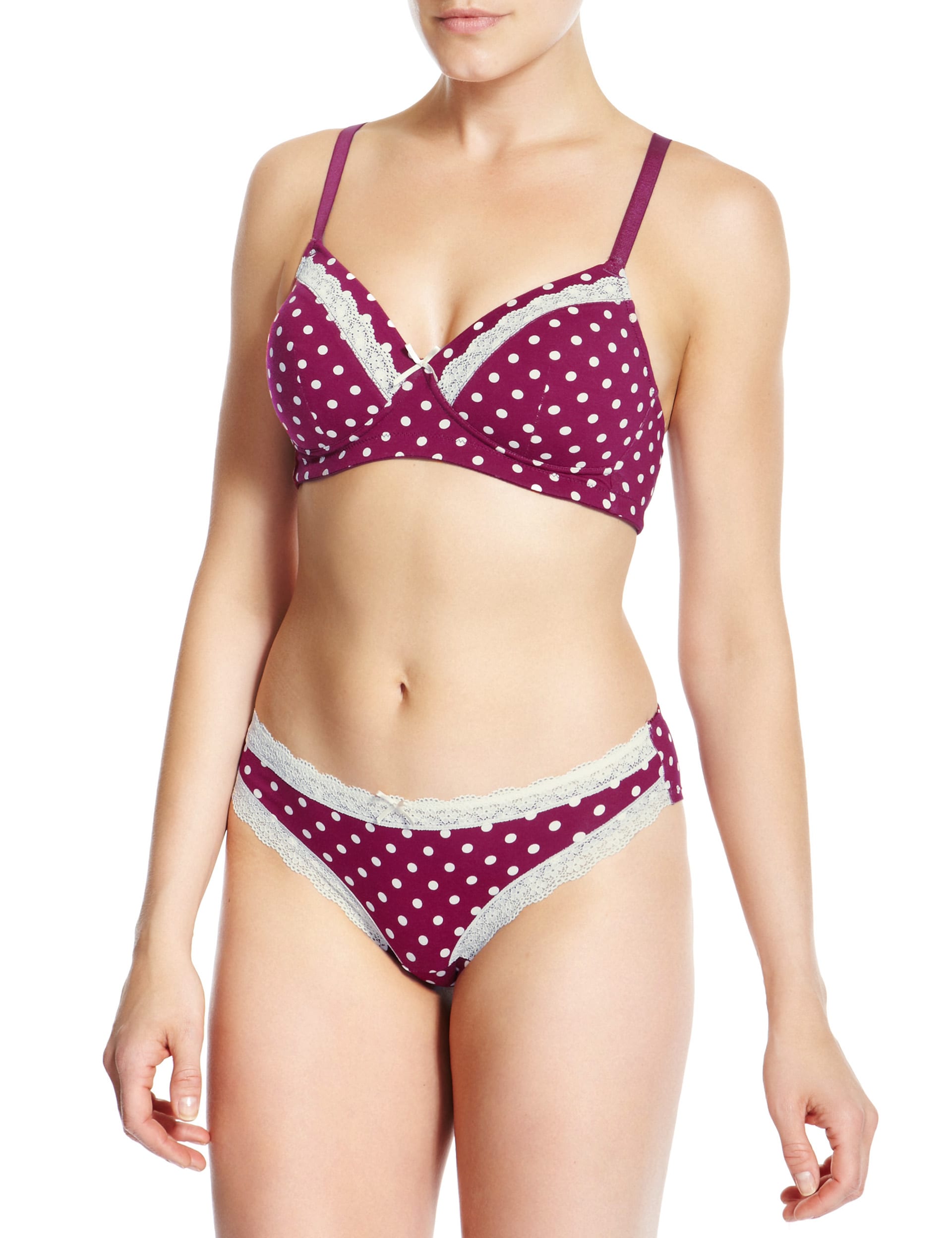 2 Pair Pack Cotton Rich Post Surgery Assorted Full Cup Bra A-DD Image 2 of 5