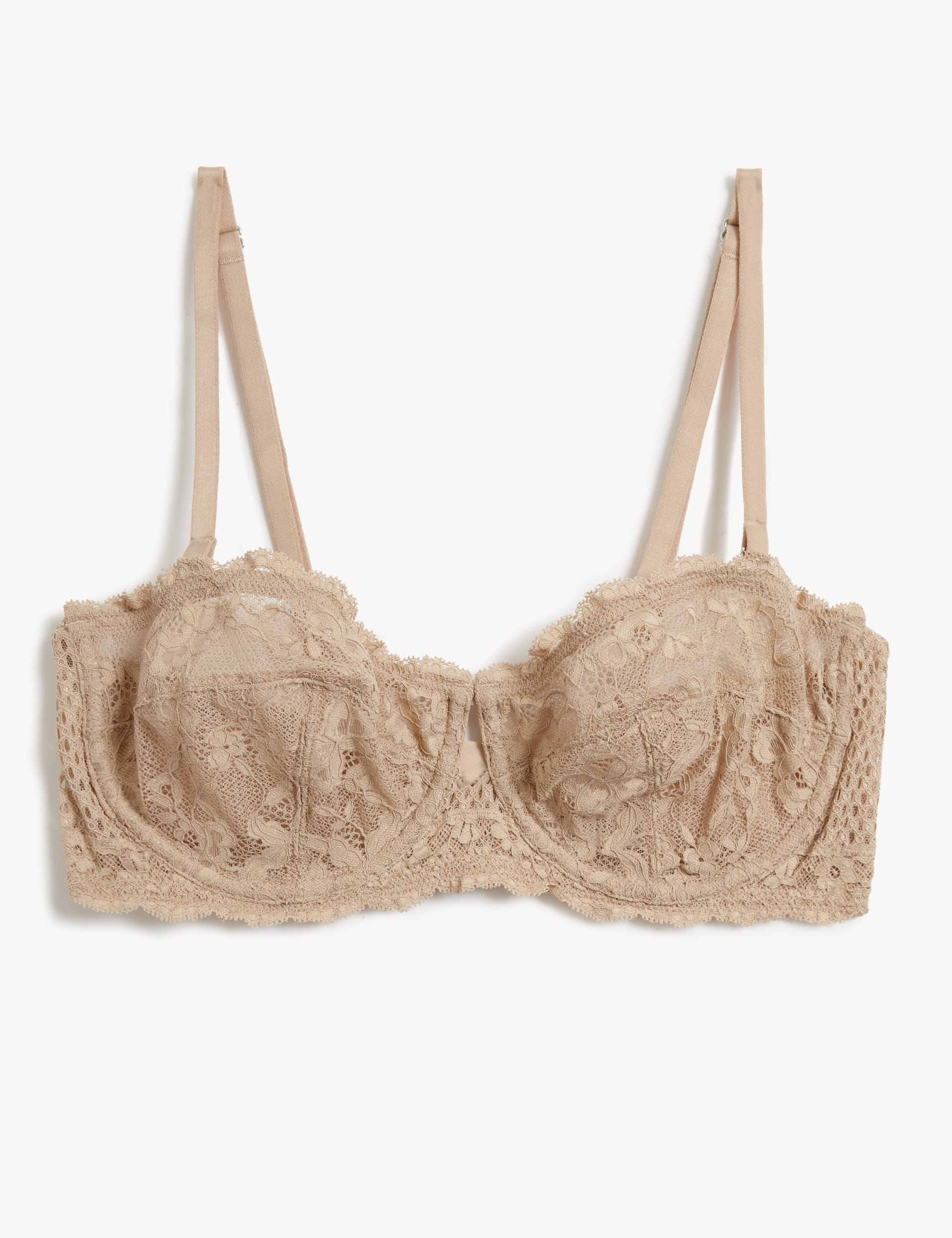 Lace Wired Strapless Bra A-E