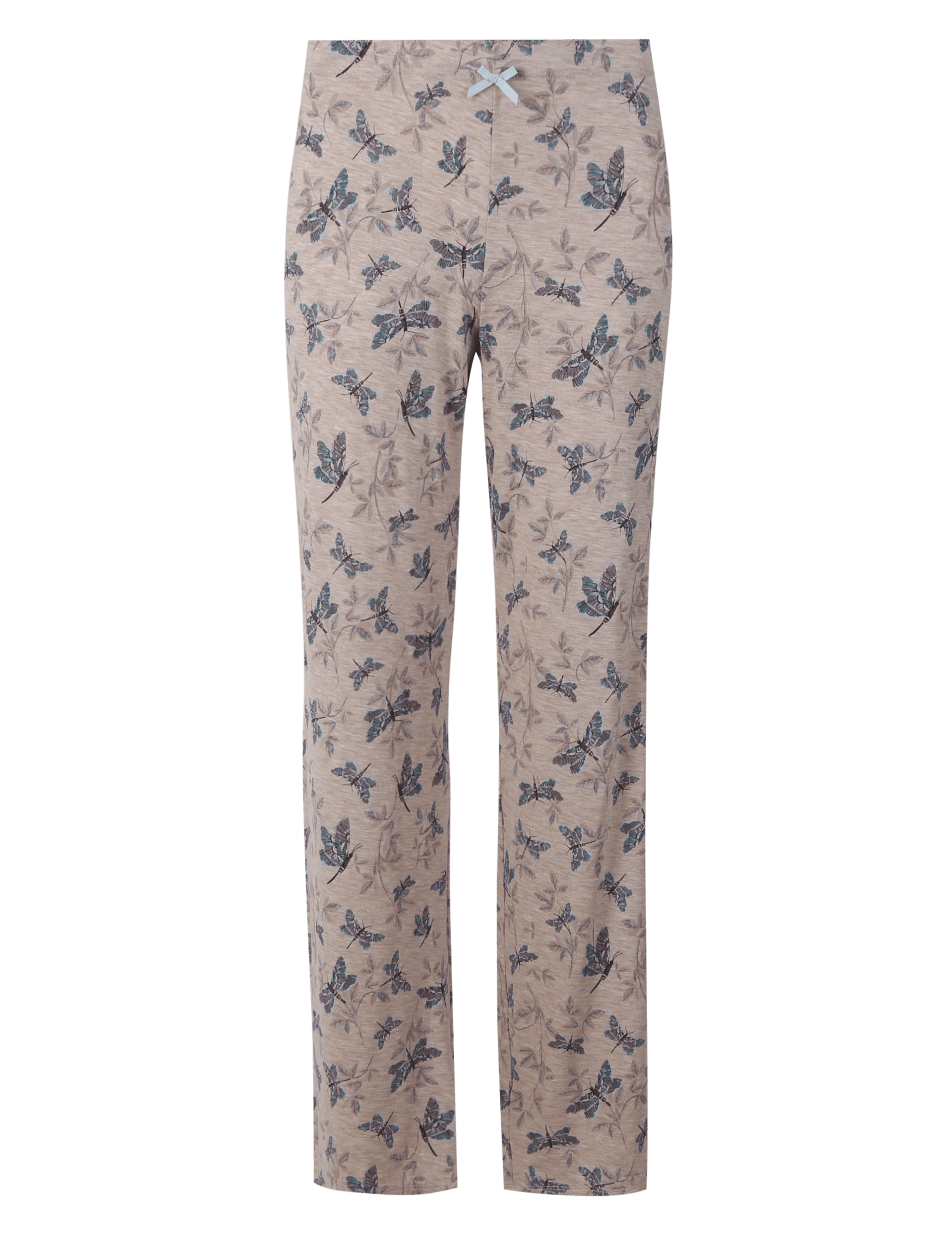 Dragonfly Print Straight Pyjama Bottoms Image 2 of 5