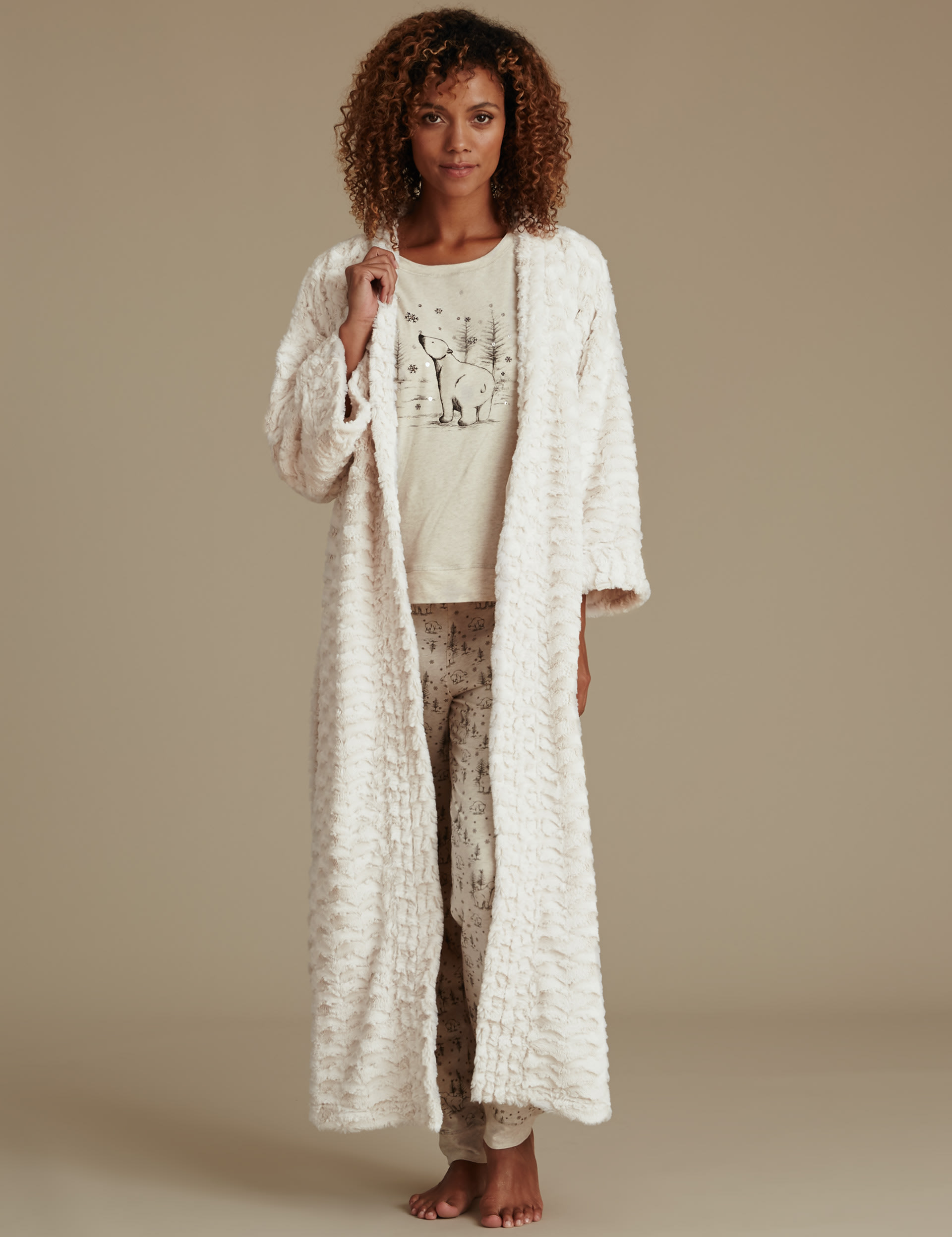 Cotton Rich Polar Bear Pyjamas Image 2 of 8