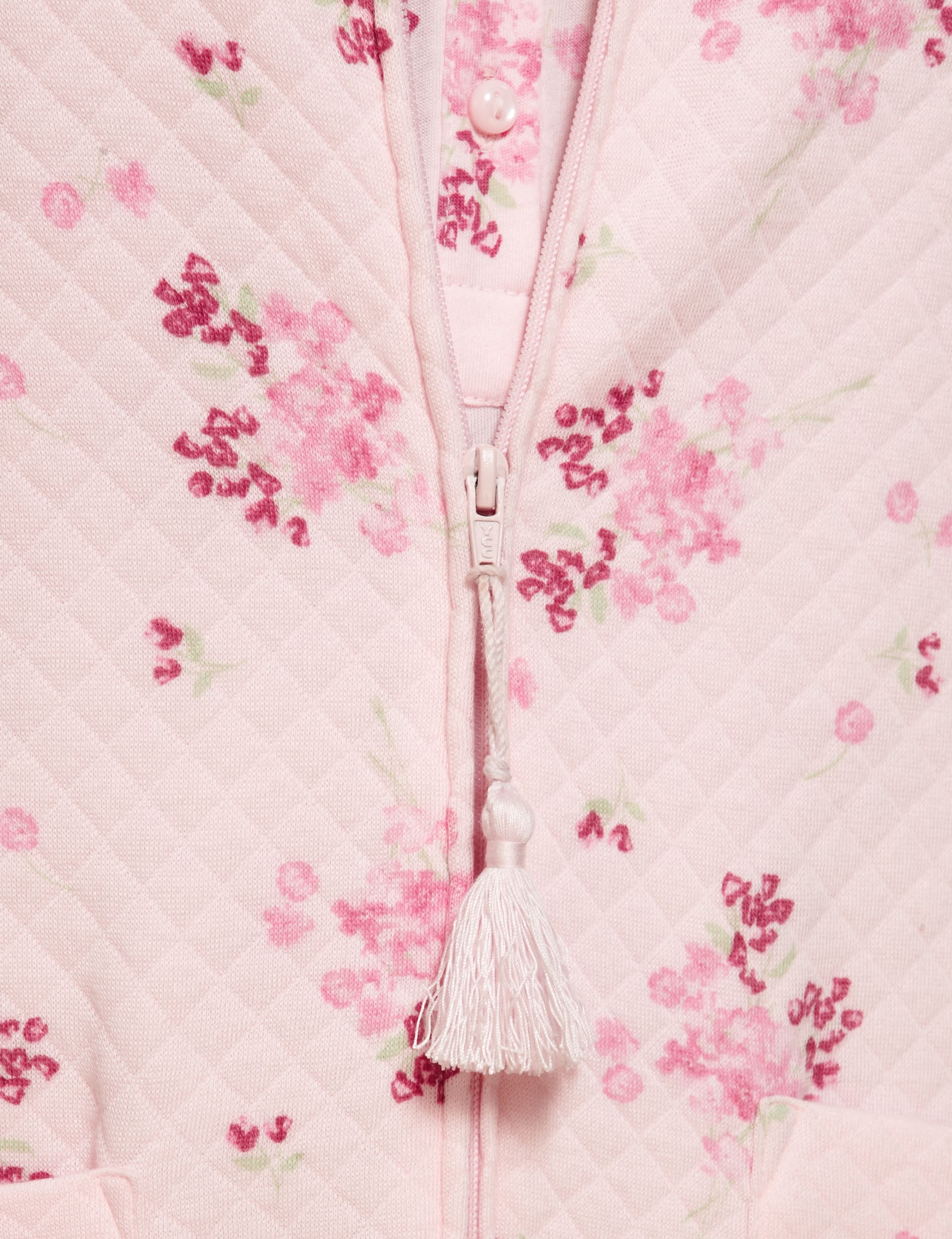 Floral Quilted Dressing Gown Image 2 of 6