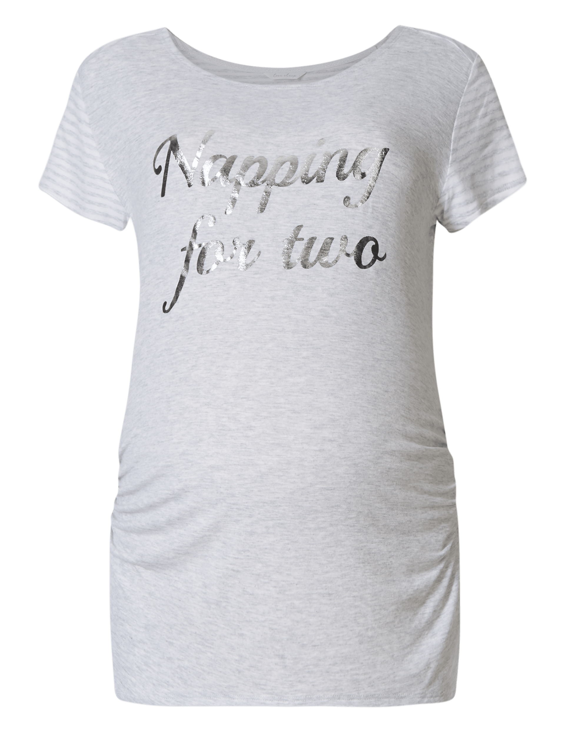 Maternity Printed Short Sleeve Pyjama Top Image 2 of 8