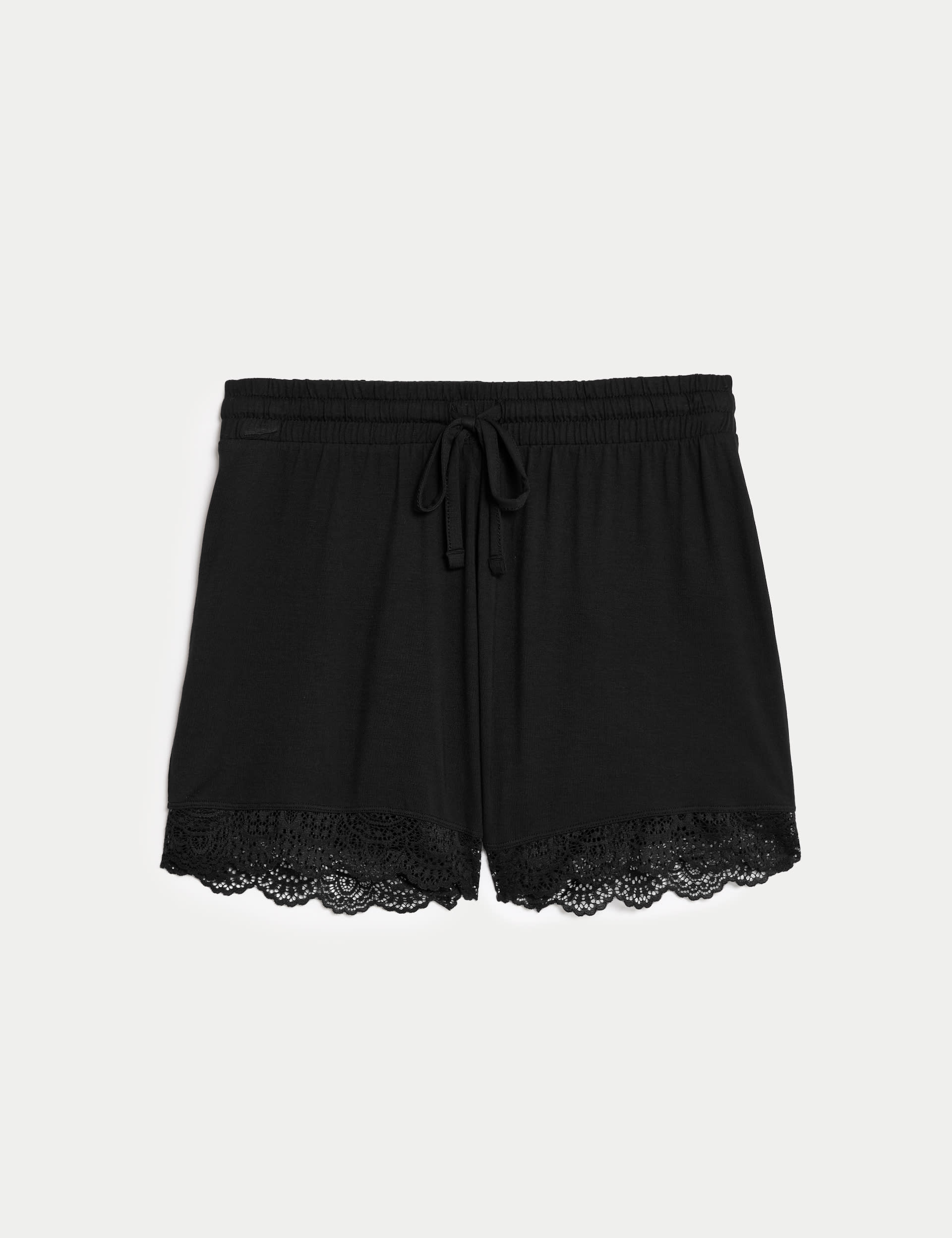 Body Soft™ Lace Trim Pyjama Shorts