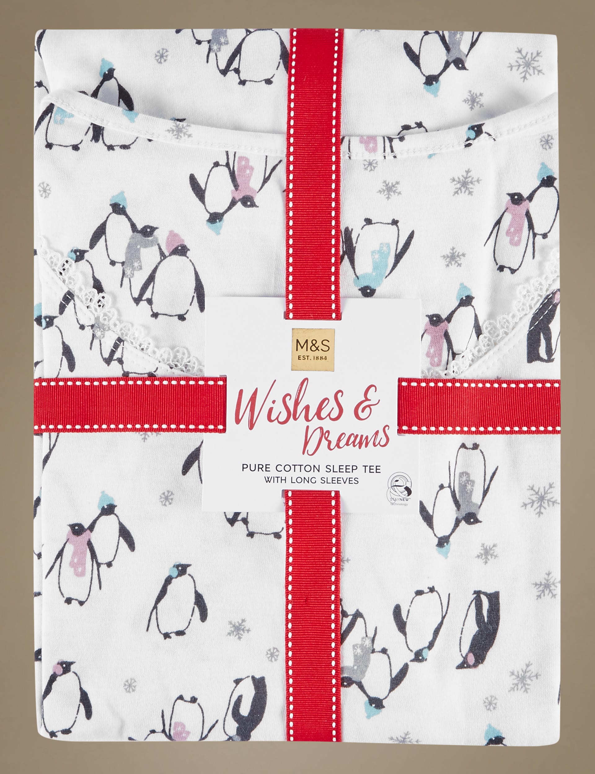 Pure Cotton Penguin Print Nightdress Image 2 of 8