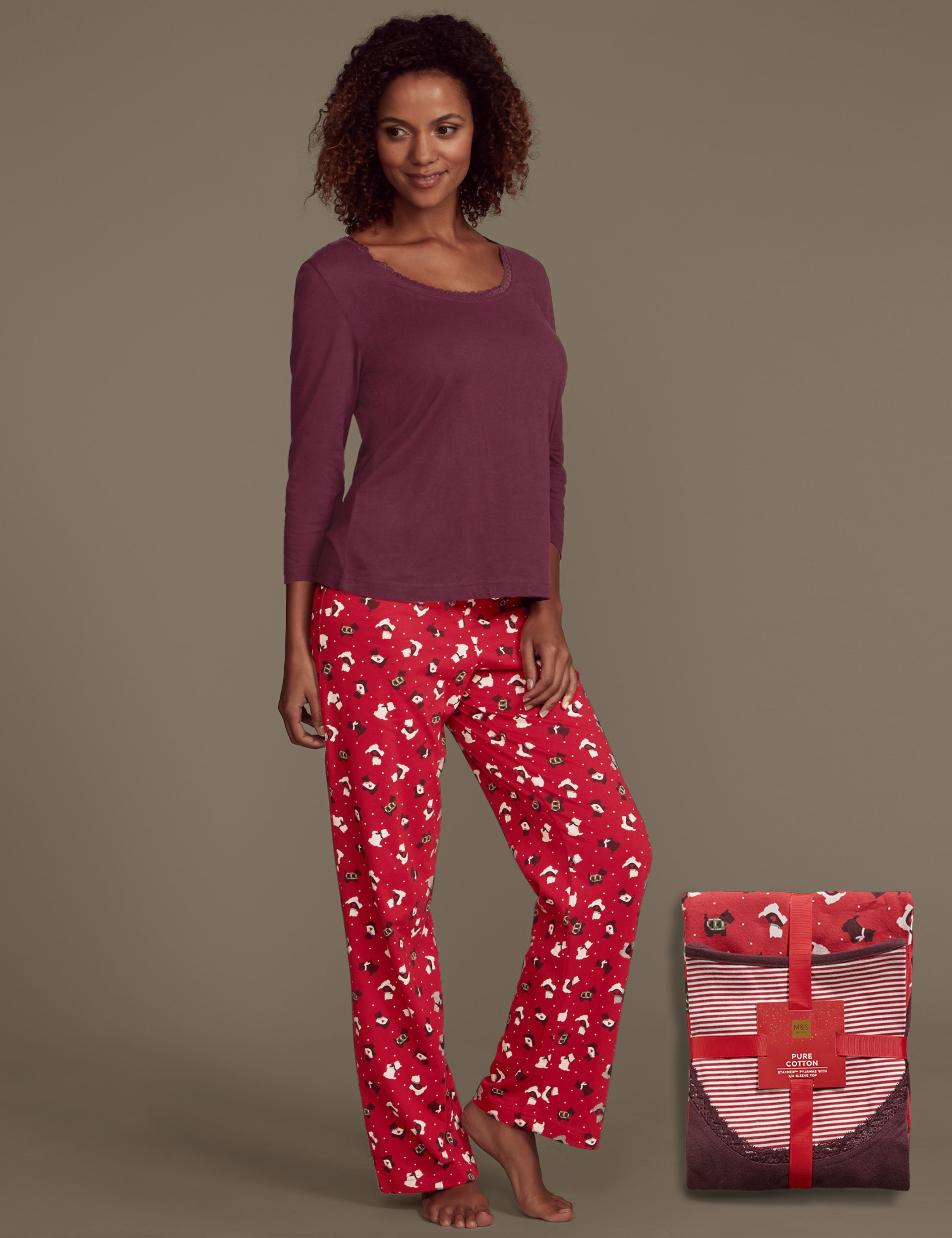 Scottie dog pajamas women's hotsell