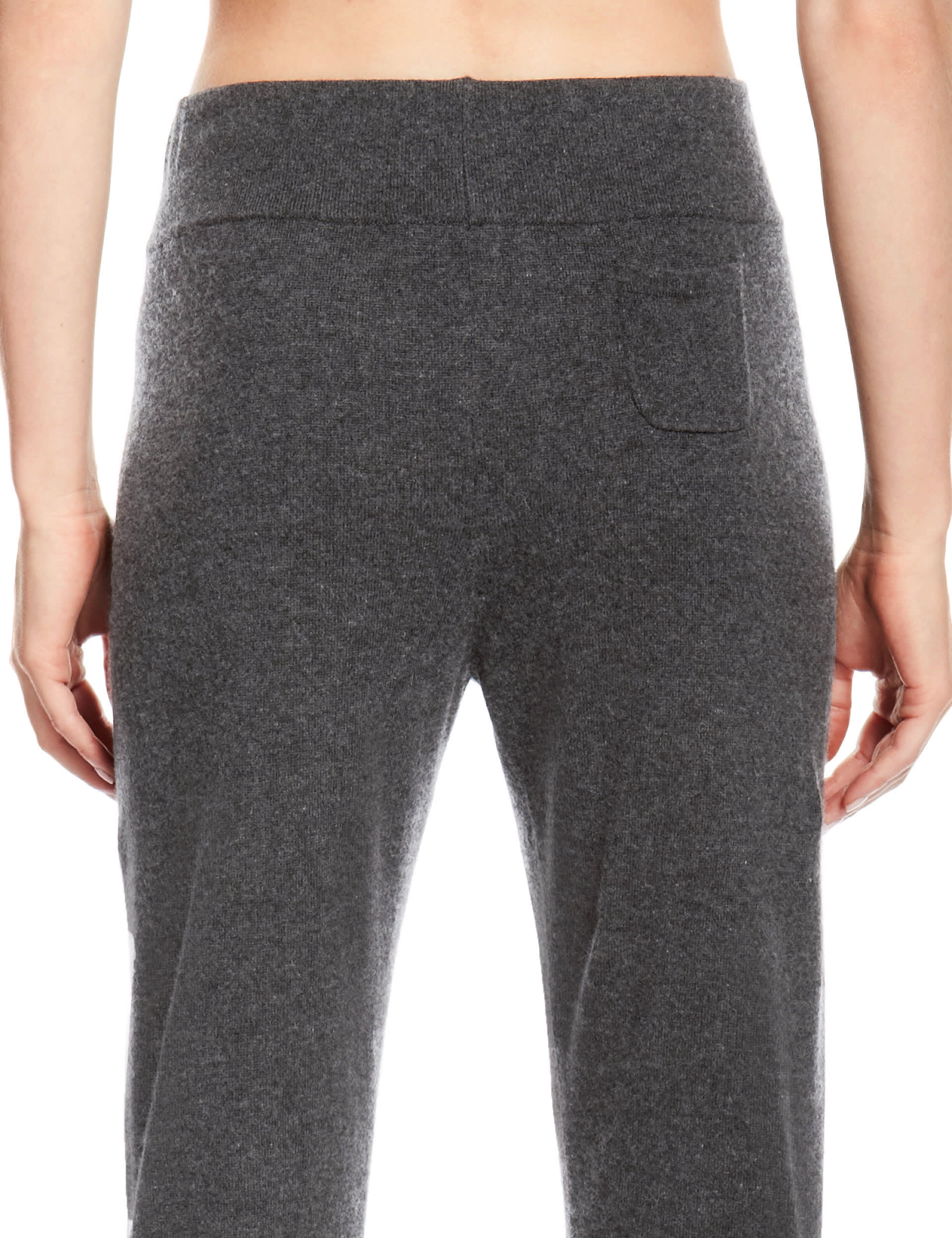Modal Blend Cuffed Hem Pyjama Bottoms with Cashmere Image 2 of 3