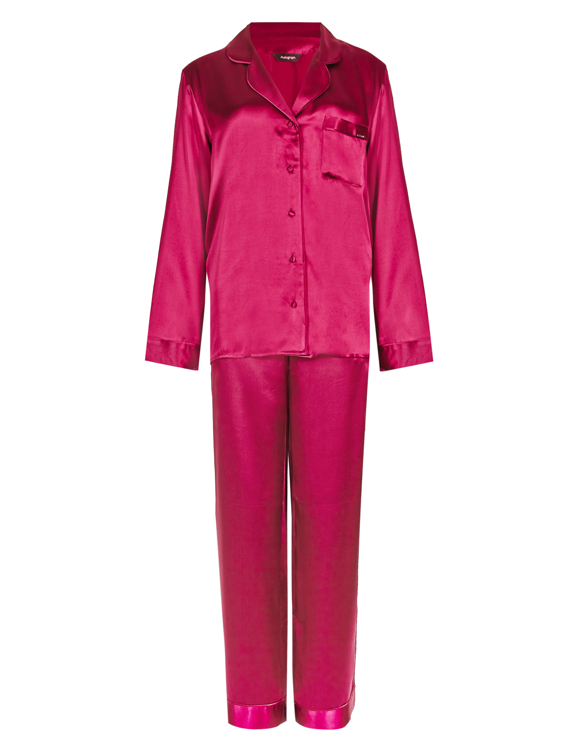 Pure Silk Revere Collar Pyjamas Rosie for Autograph M S