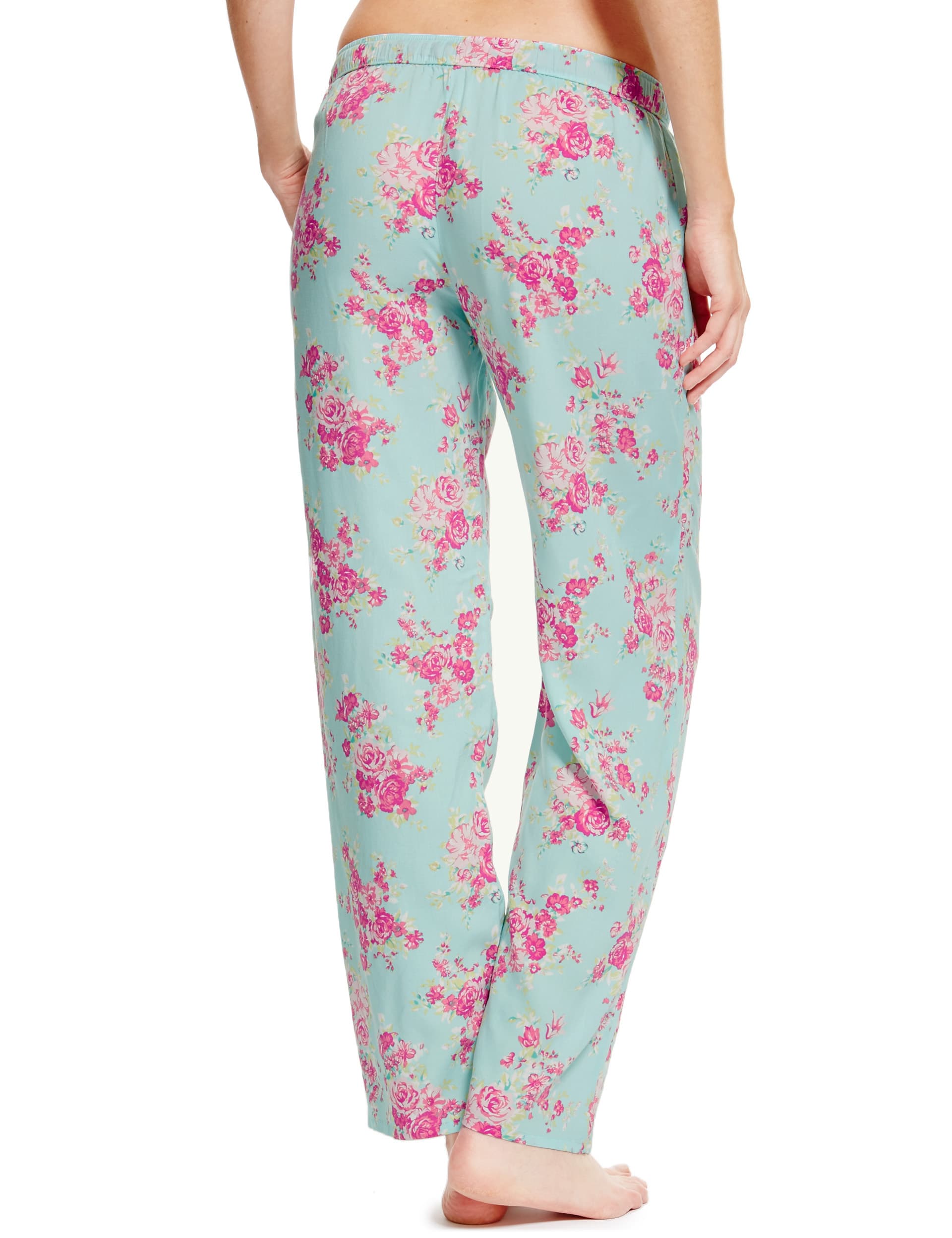 Floral Straight Leg Pyjama Bottoms Image 2 of 4