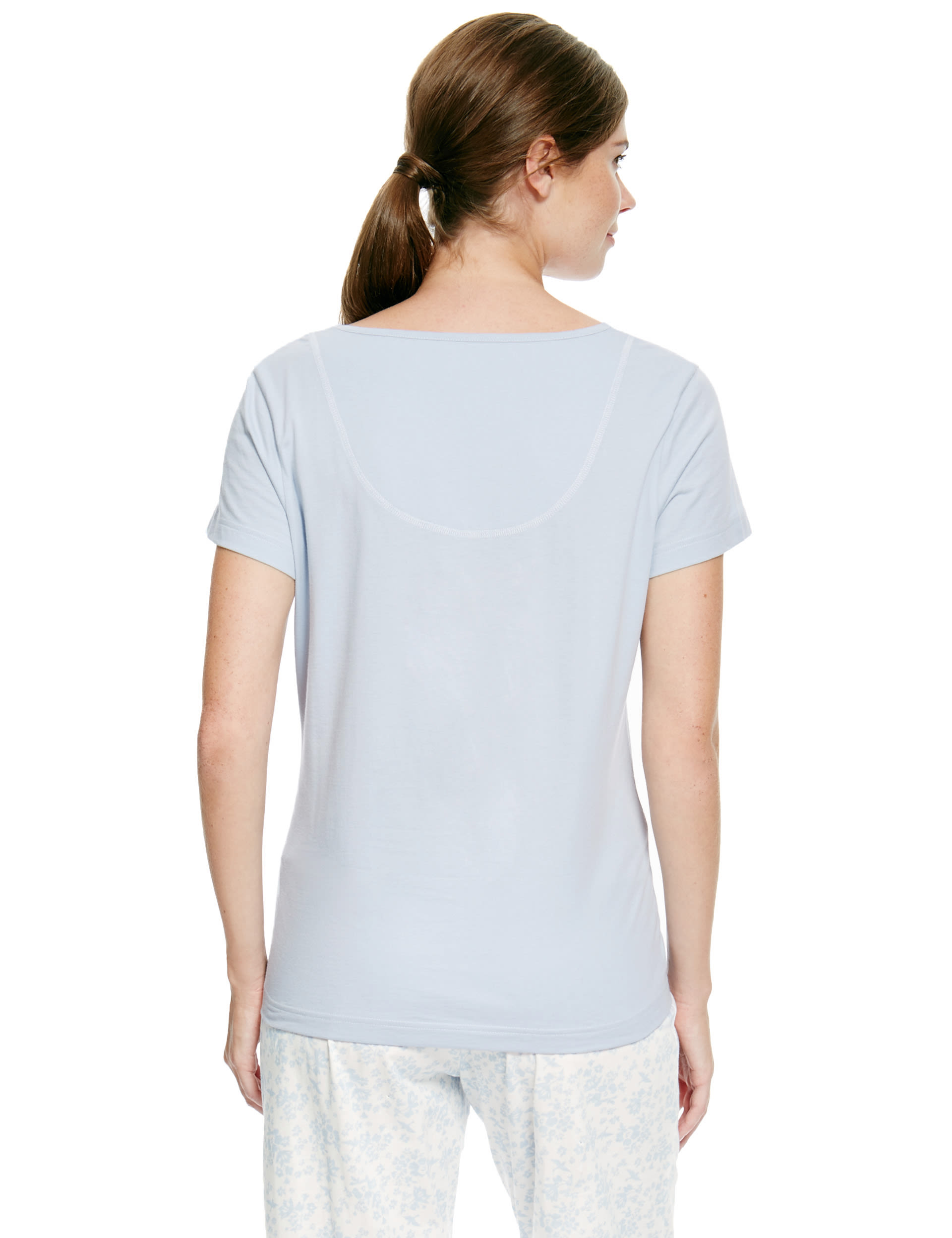 Pure Cotton Bird Print Pyjamas Image 2 of 6