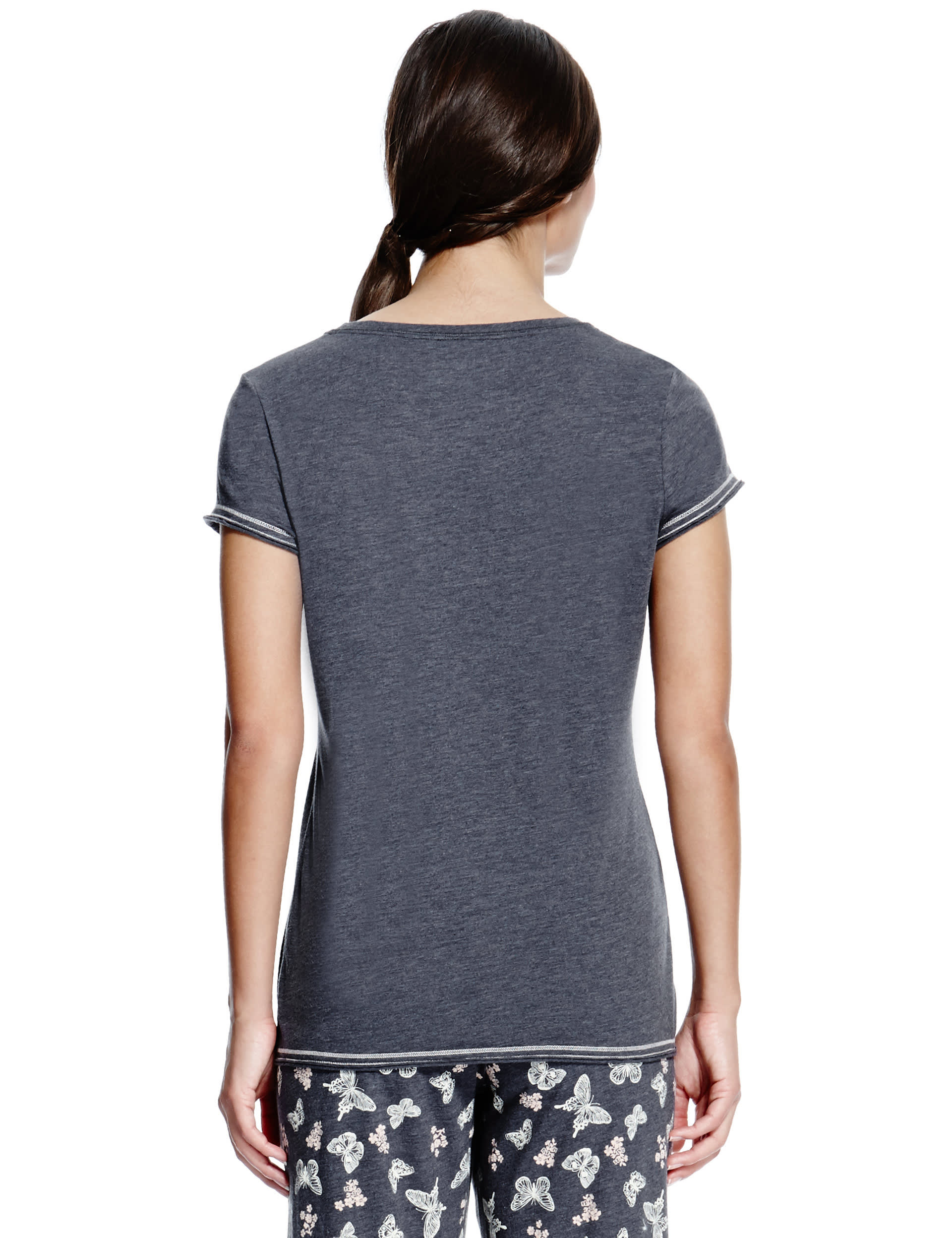 Butterfly Print Pyjamas M S Collection M S