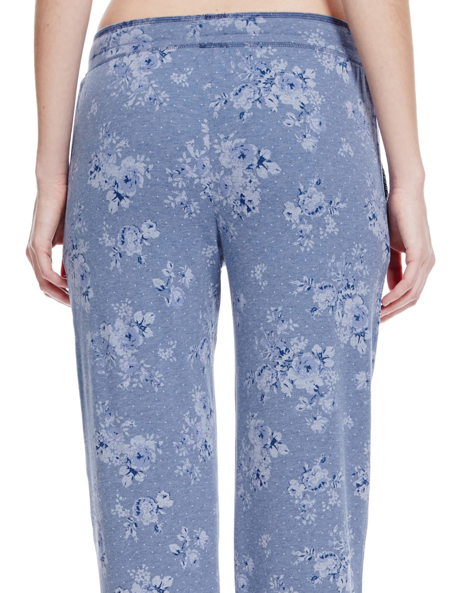 Cotton Rich Super Soft Floral Cuffed Hem Pyjama Bottoms Image 2 of 3