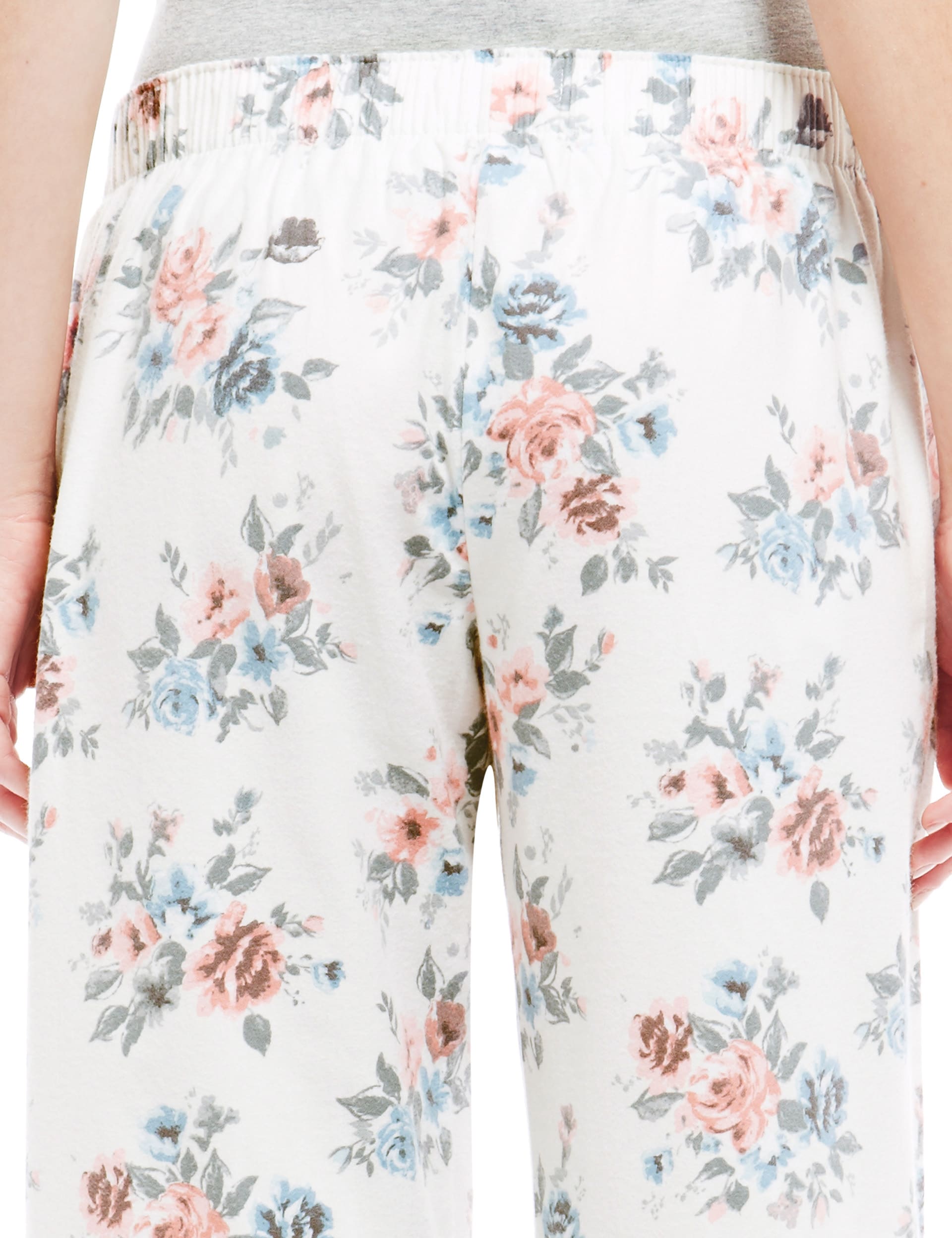 Pure Cotton Floral Pyjama Bottoms Image 2 of 3