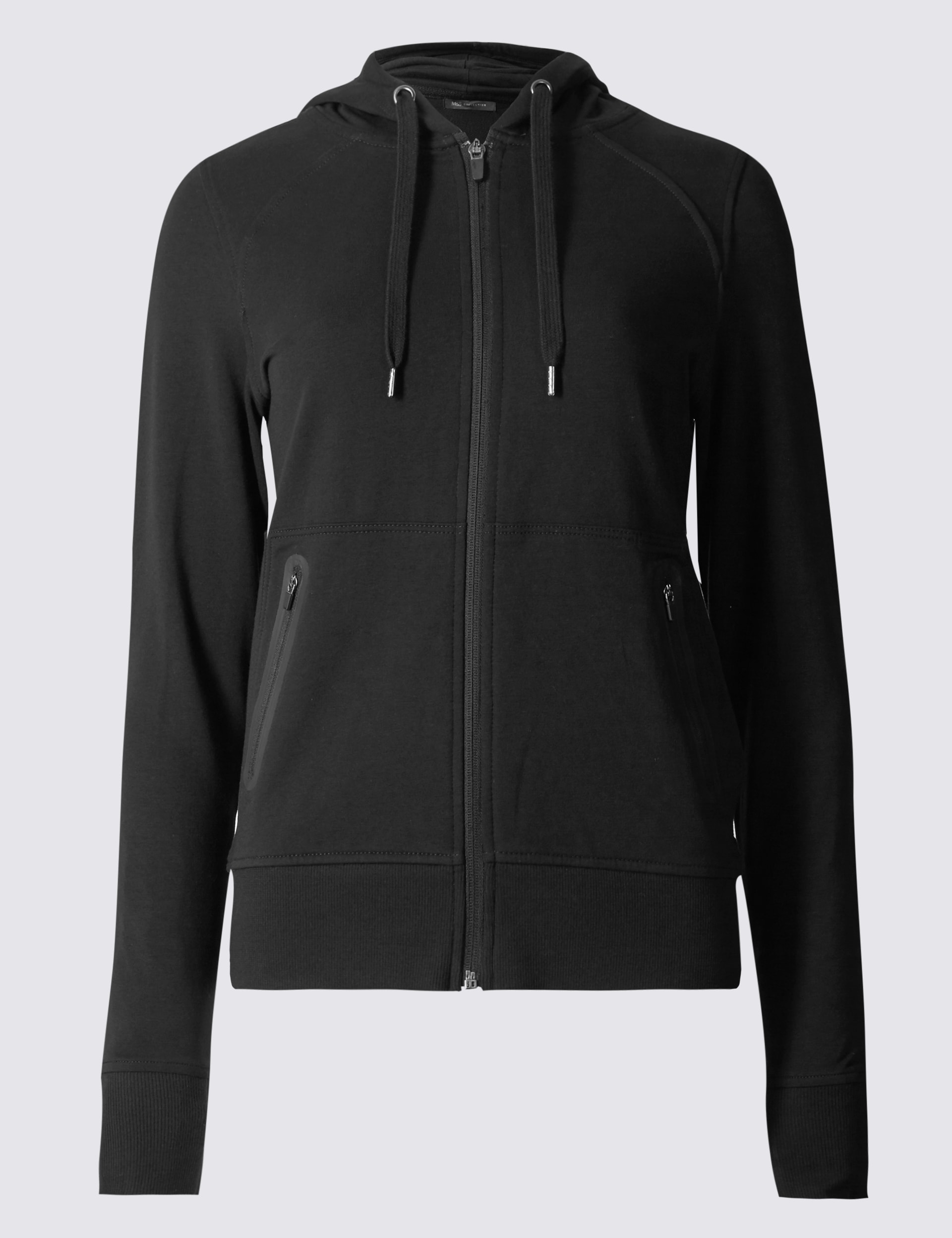 Sporty Hooded Sweatshirt Image 2 of 7