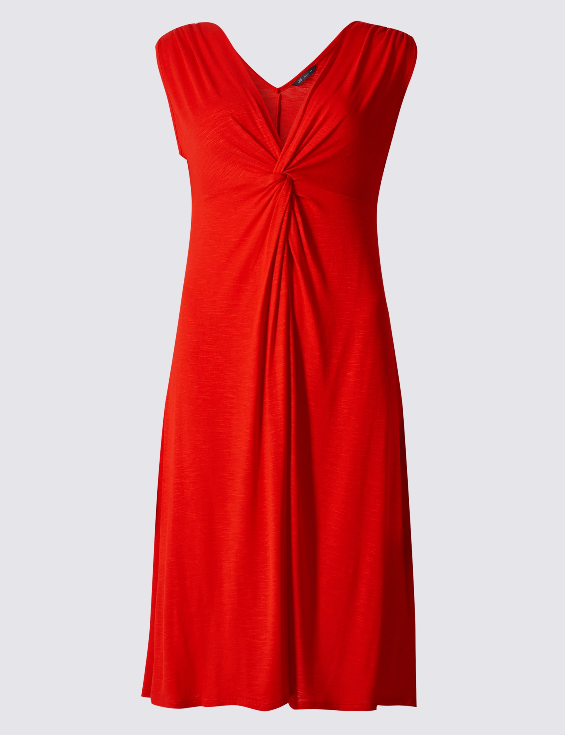 Knot Front Sleeveless Beach Dress Image 2 of 5