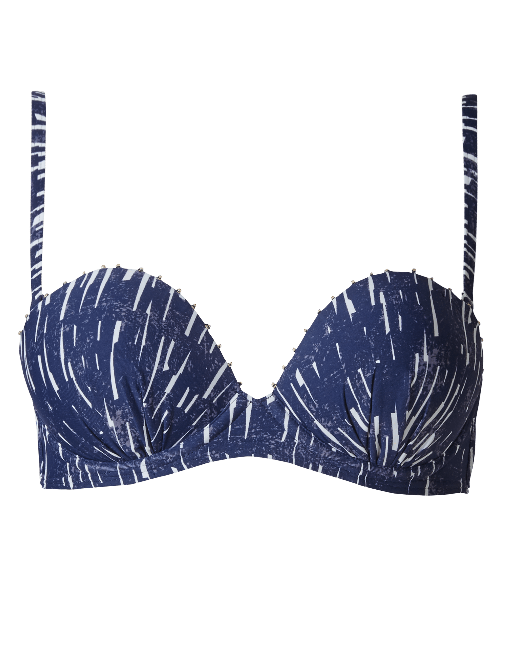 Shard Print Push-up Bikini Top B-E Image 2 of 7