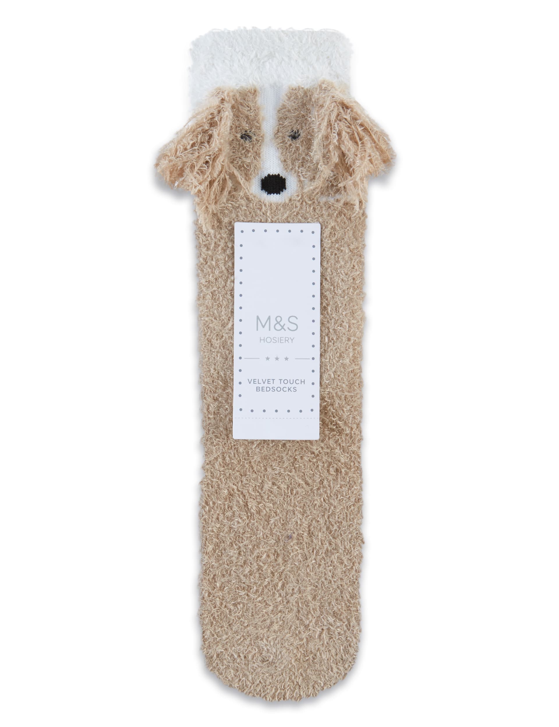 Cosy Dog Velvet Touch Bed Socks Image 1 of 2