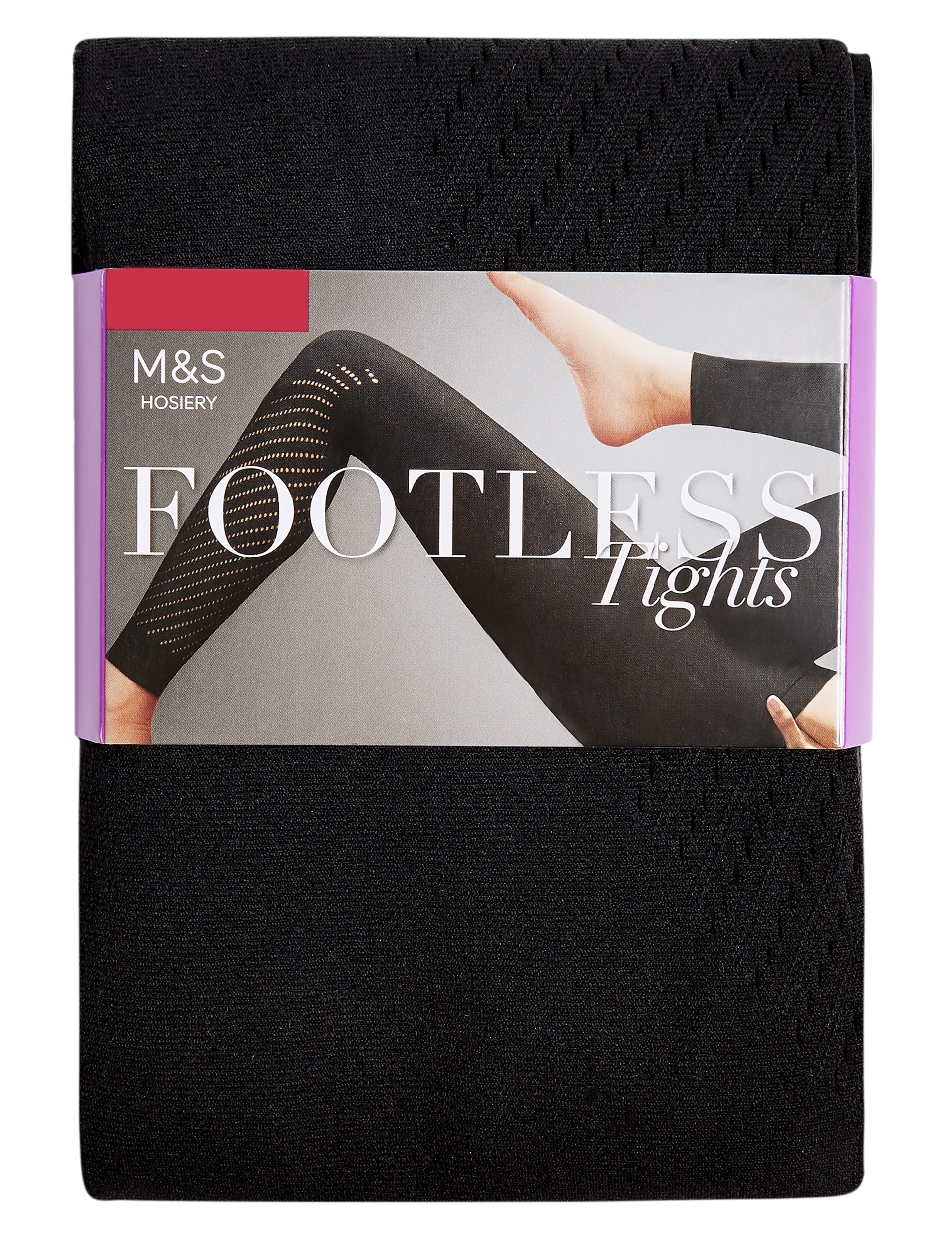 Punch Hole Footless Tights M S Collection M S