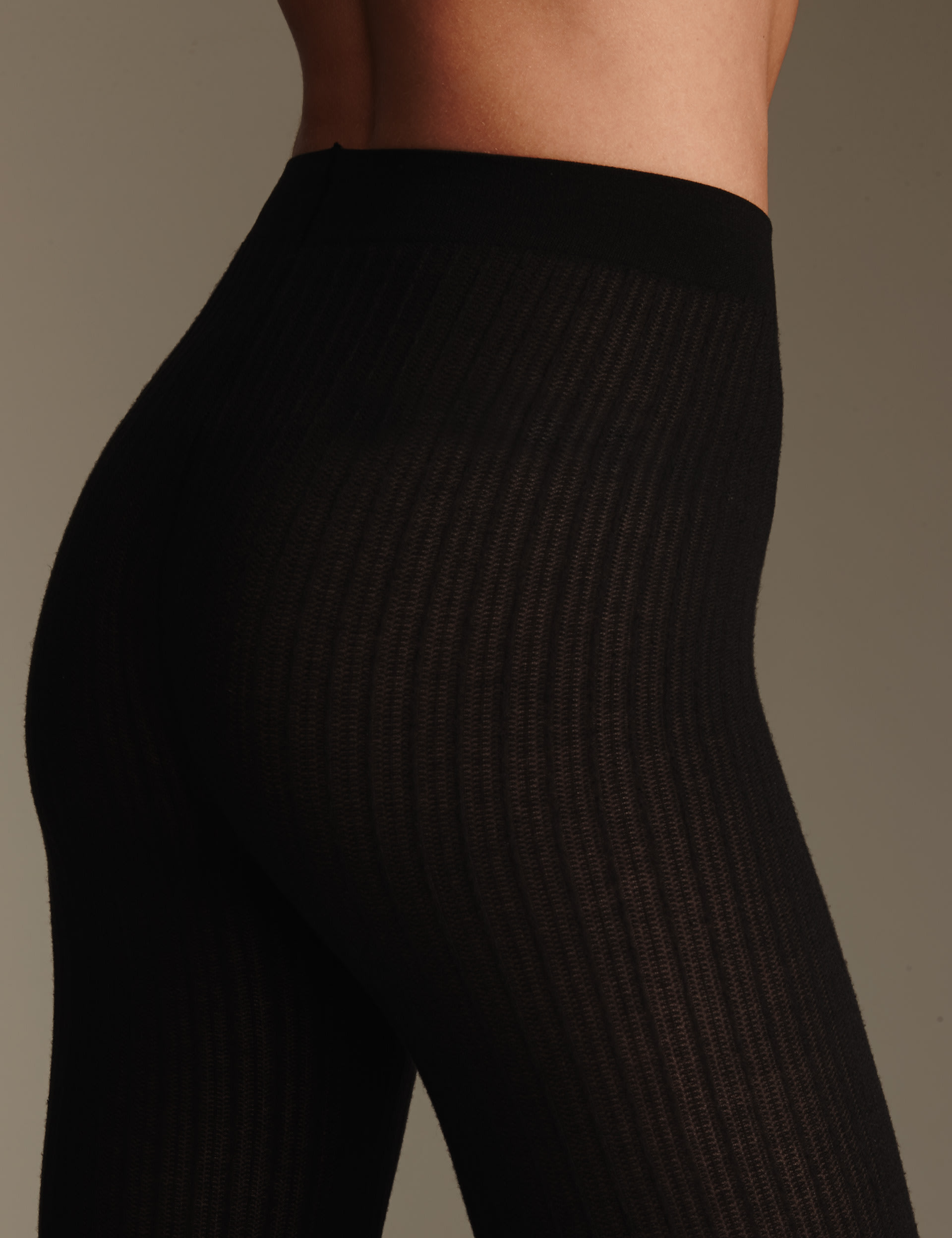 100 Denier Heatgen™ Ribbed Opaque Tights Image 2 of 3