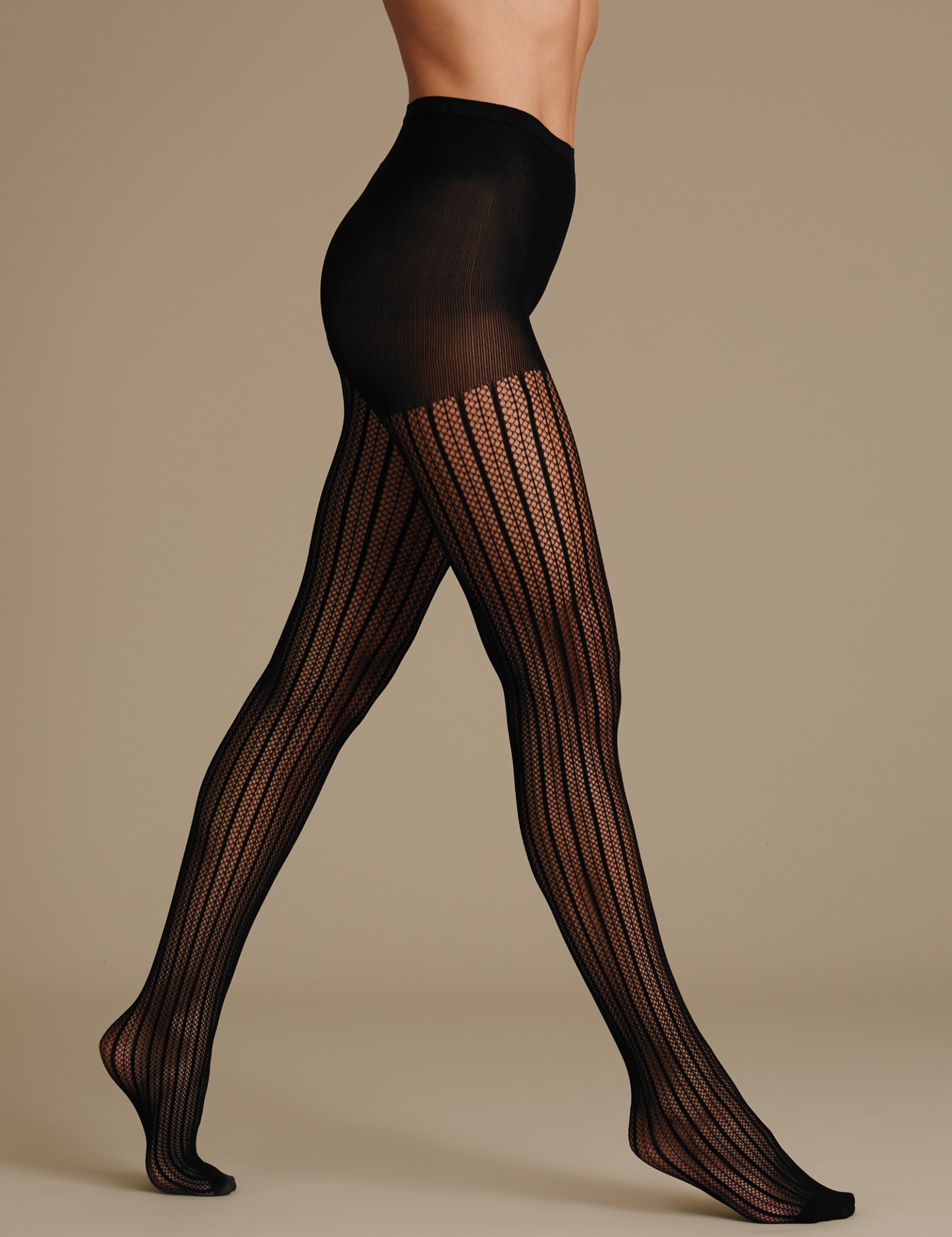 Secret Slimming™ Stripe Body Shaper Tights Image 1 of 2