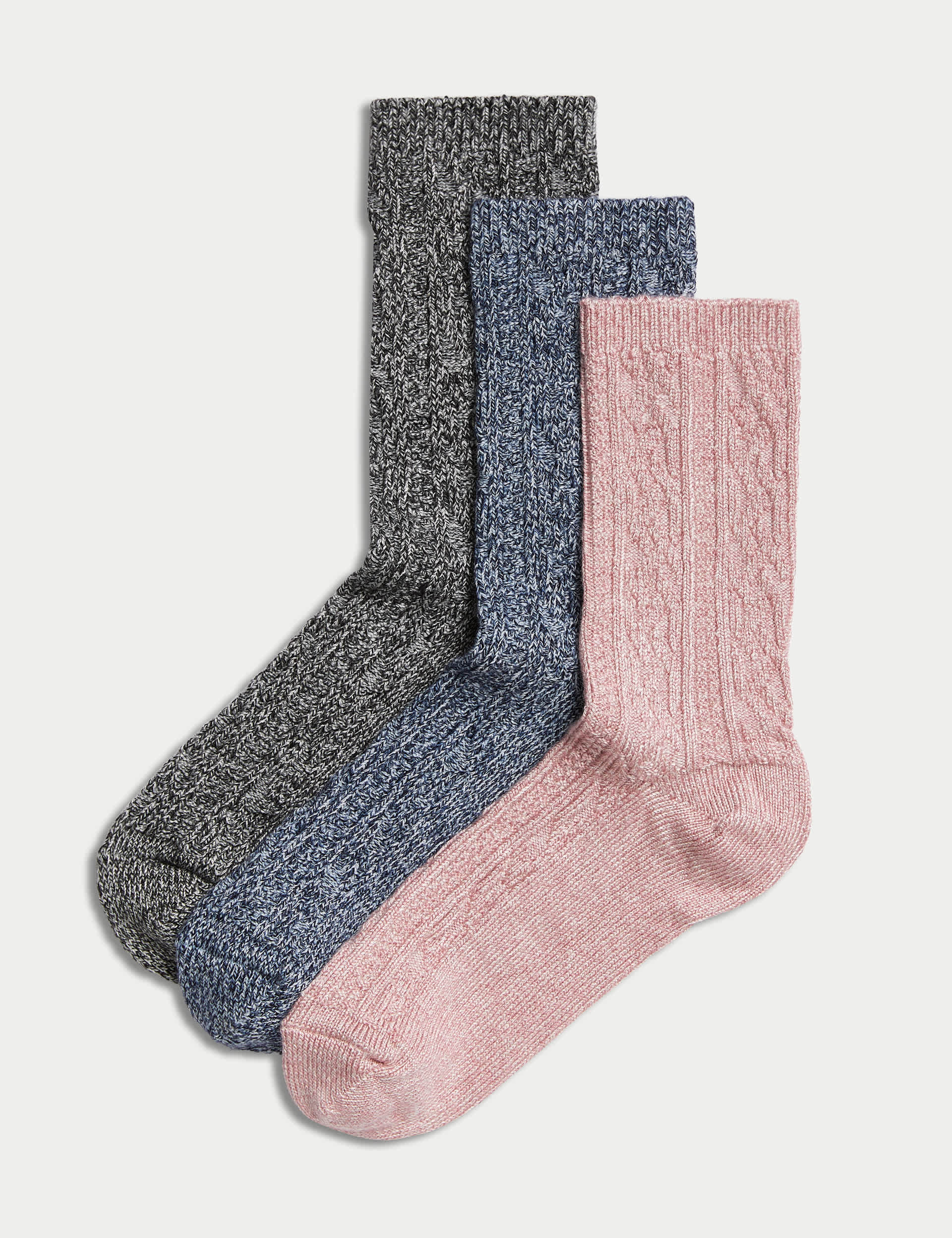 3pk Sumptuously Soft™ Thermal Socks