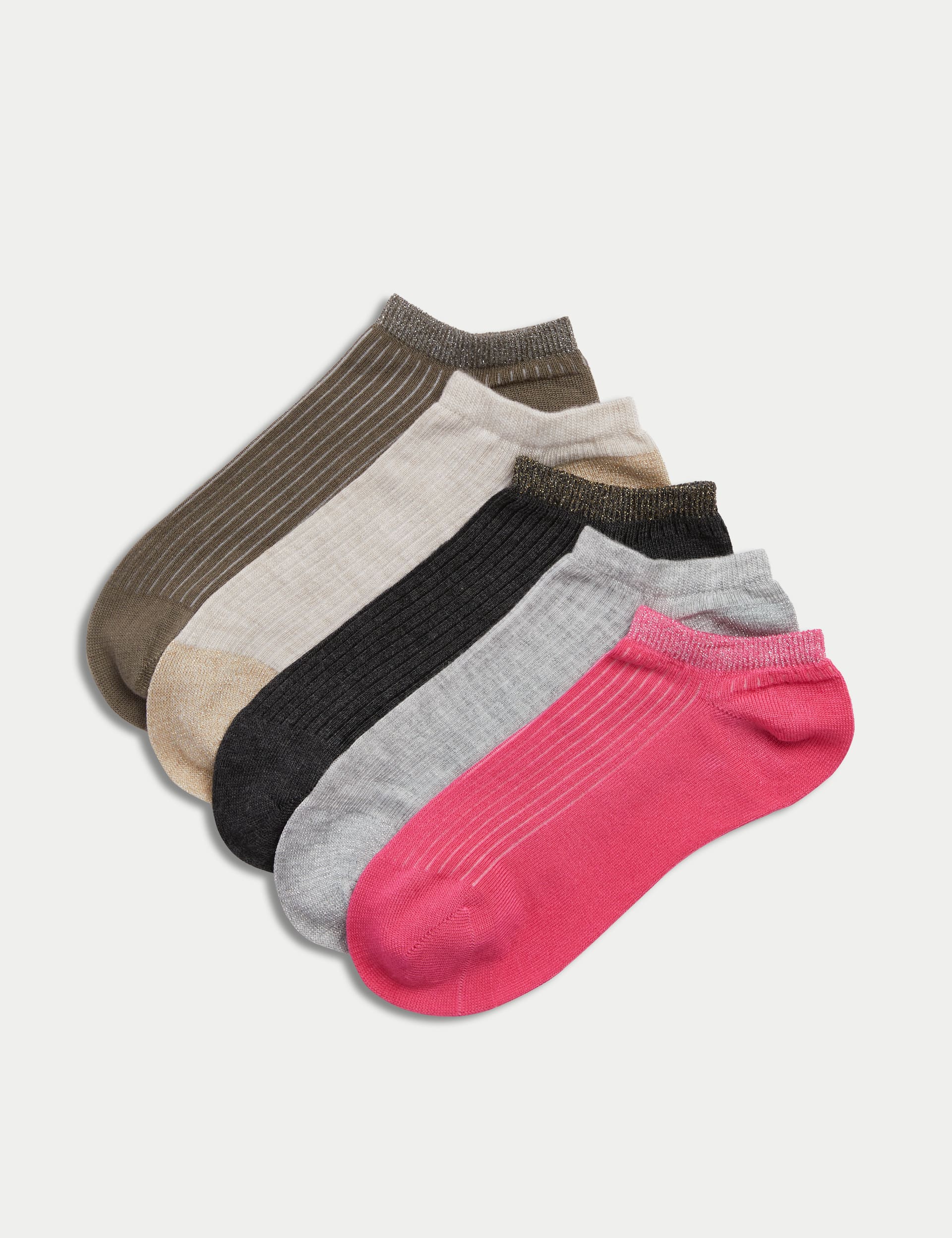 5pk Sumptuously Soft™ Trainer Liners™ | M&S Collection | M&S