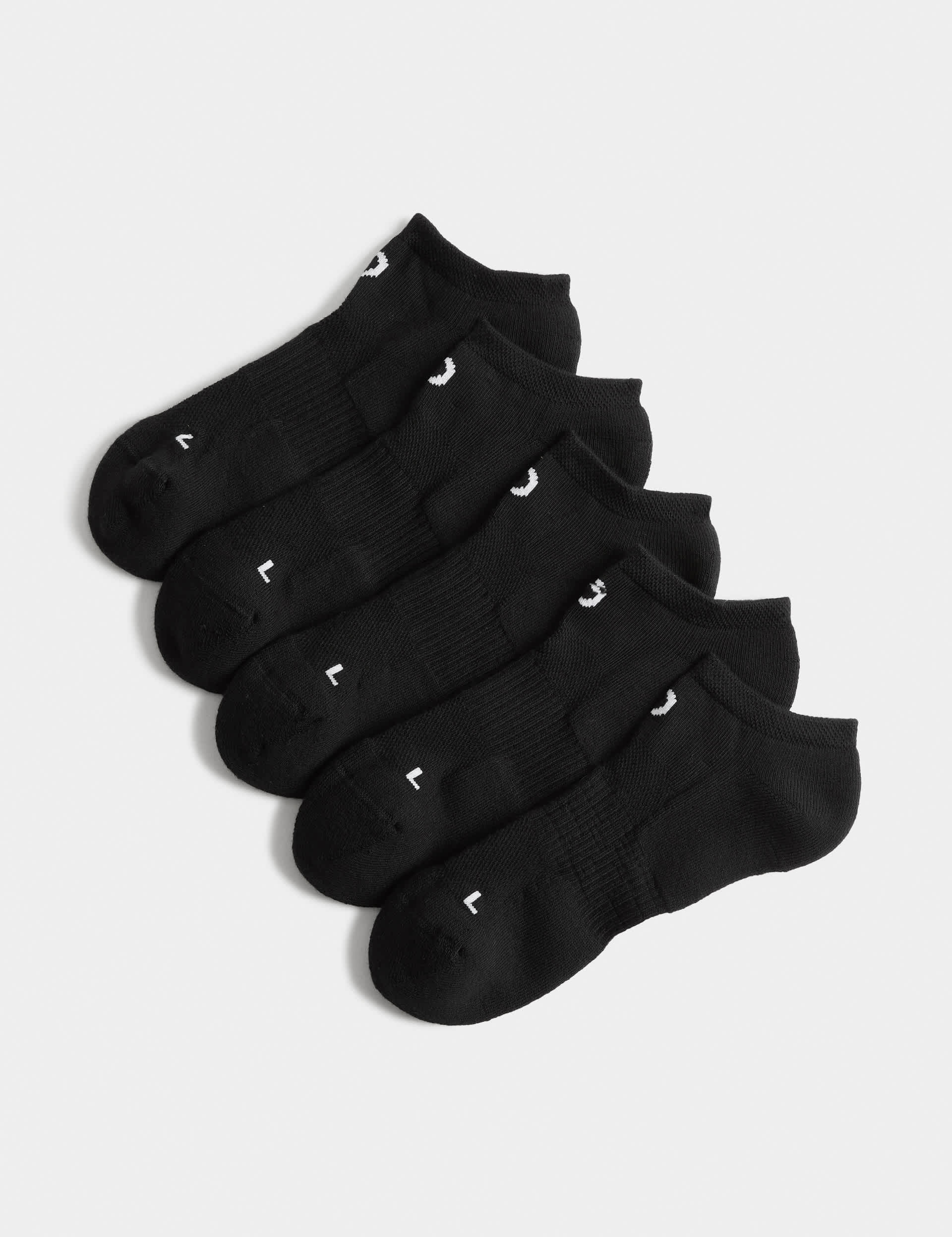 M&S Goodmove 5 Pack Cotton Rich Trainer Liners