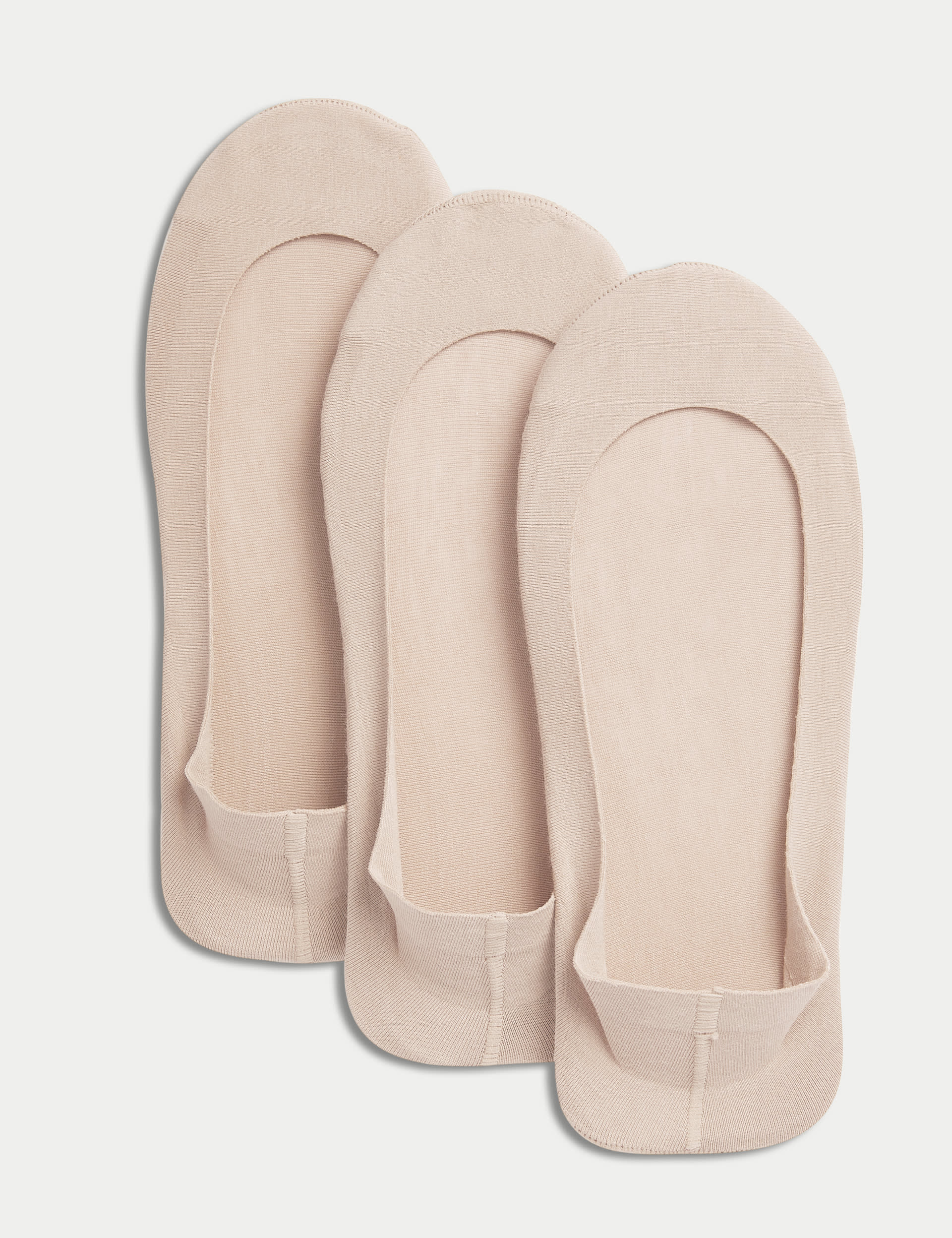 3pk Cotton Rich Low Cut Footsies | M&S Collection | M&S