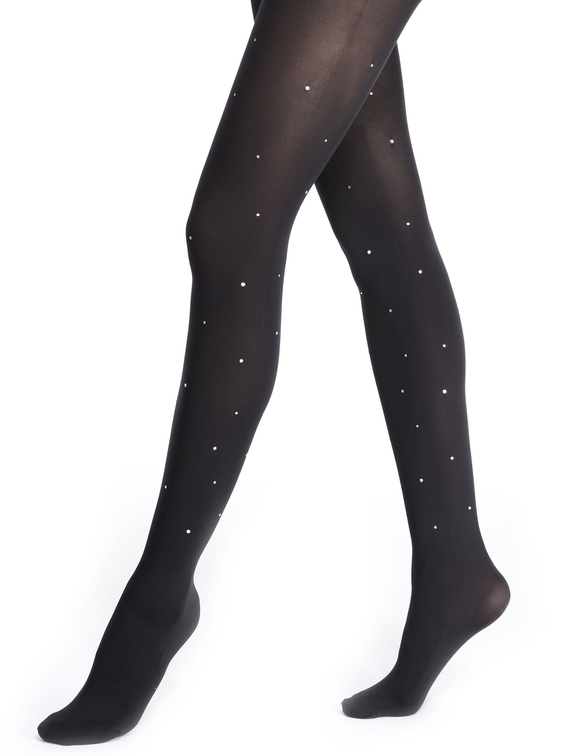 60 Denier Velvet Touch Opaque Tights MADE WITH SWAROVSKI® ELEMENTS Image 1 of 2
