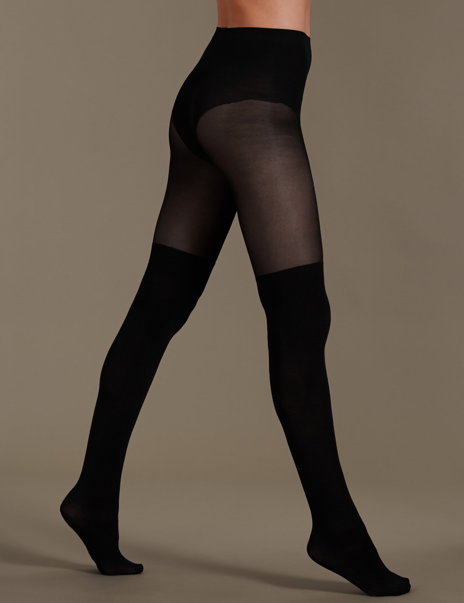 Mock thigh high tights hot sale
