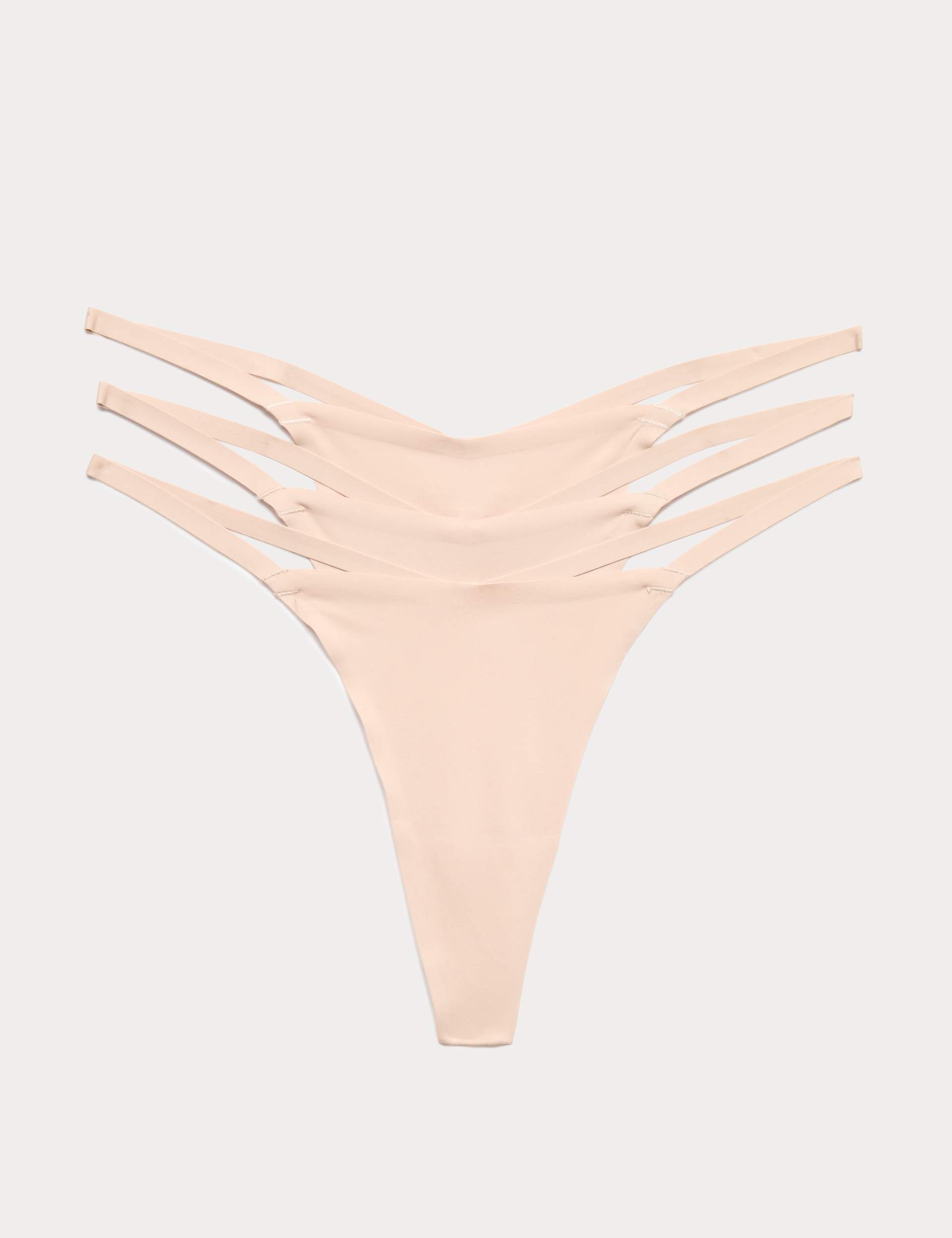 3 Pack Body Invisibles™ No VPL G-String Thongs | Body by M&S | M&S