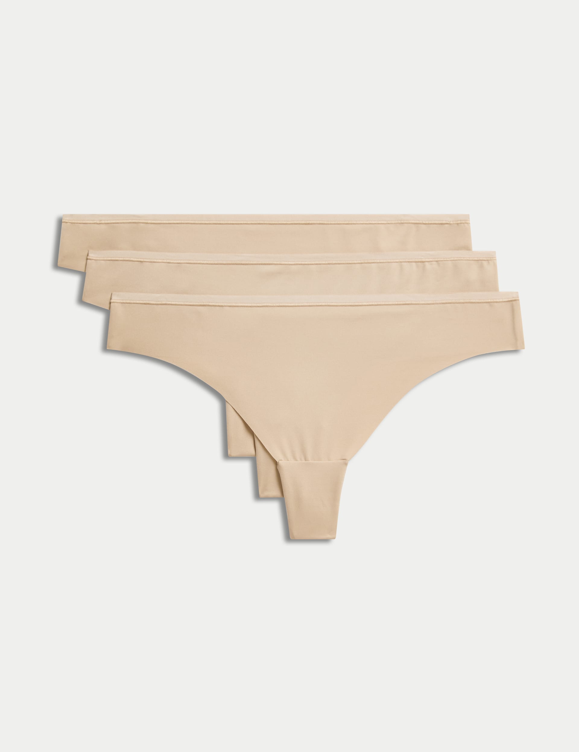 3pk Flexifit™ No VPL Thongs