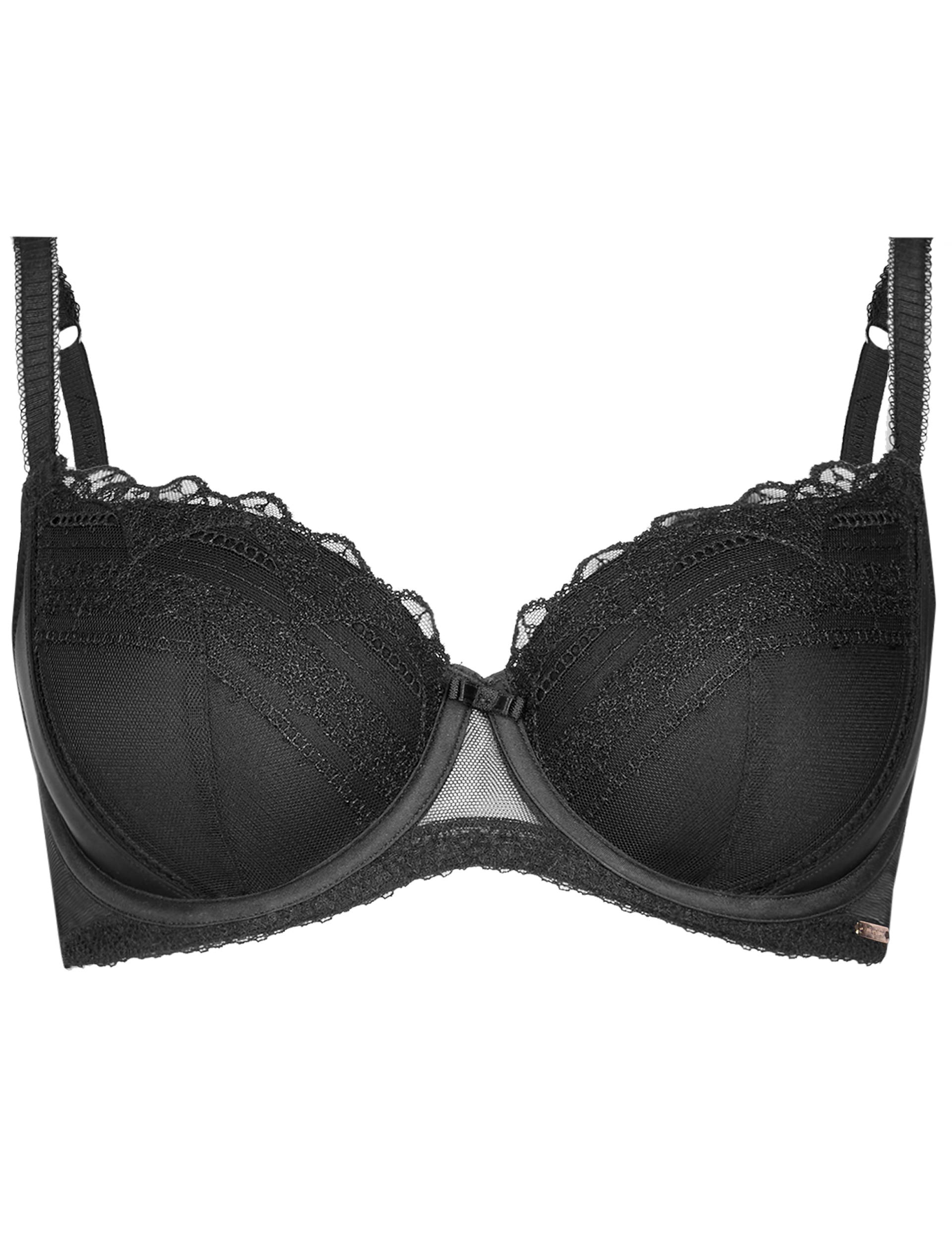 Victoriana Embroidery Padded Balcony Bra A-E Image 2 of 6