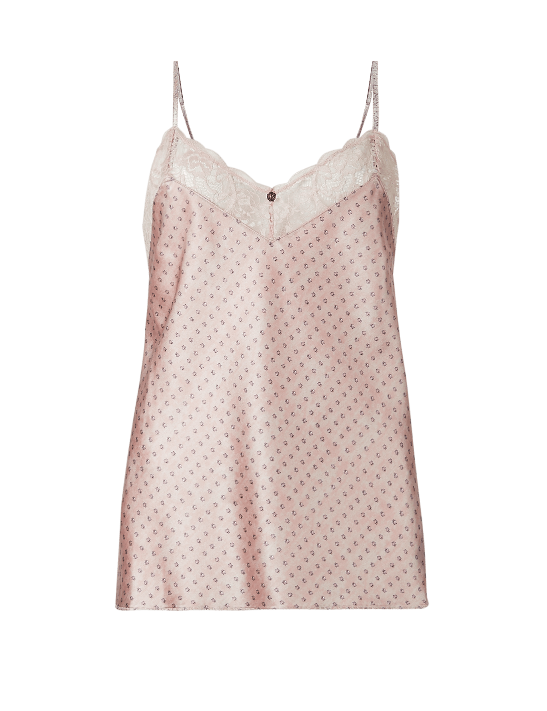 Silk & Lace Printed Camisole Image 2 of 7
