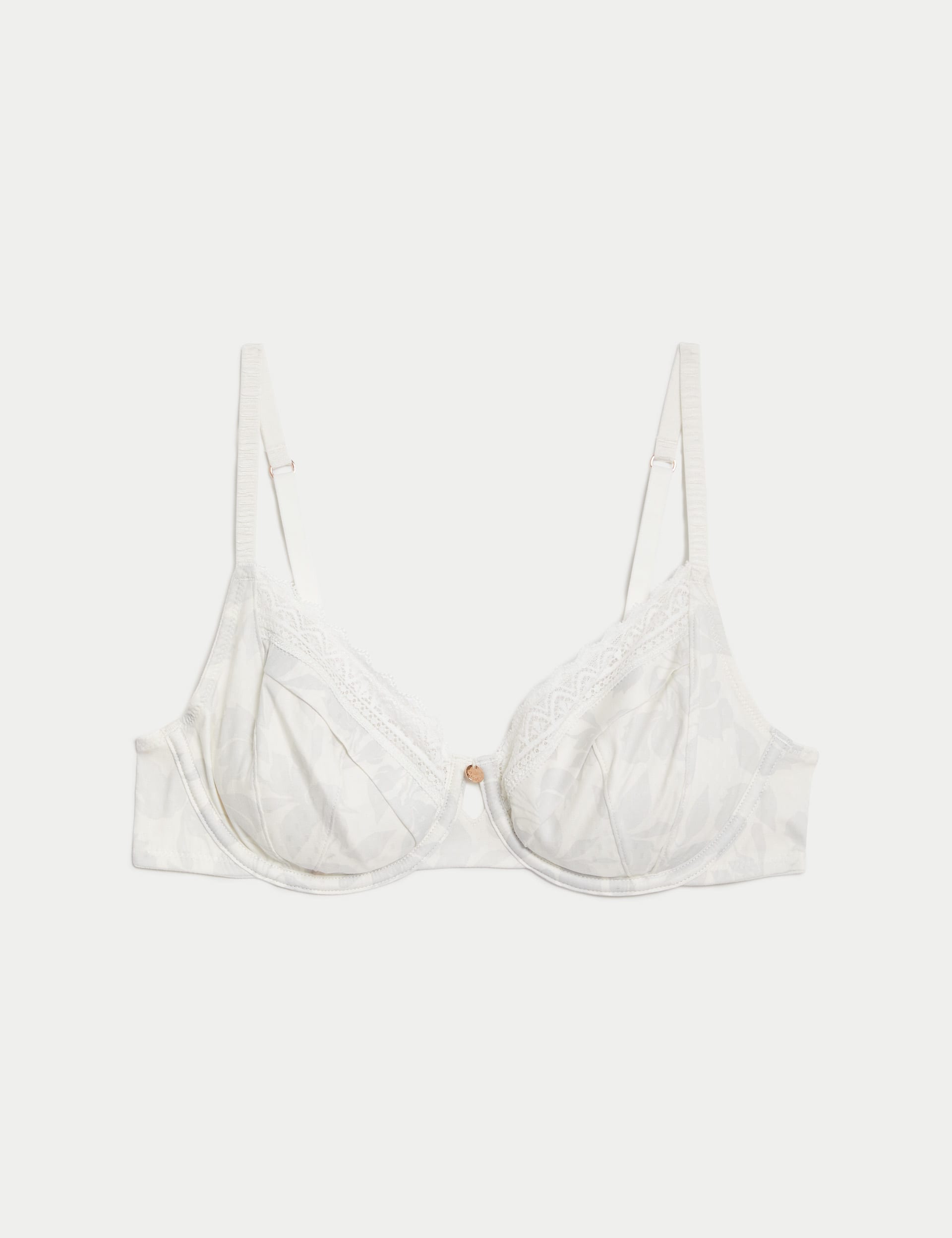 Delphine Wired Full Cup Bra With Cotton (A-E)