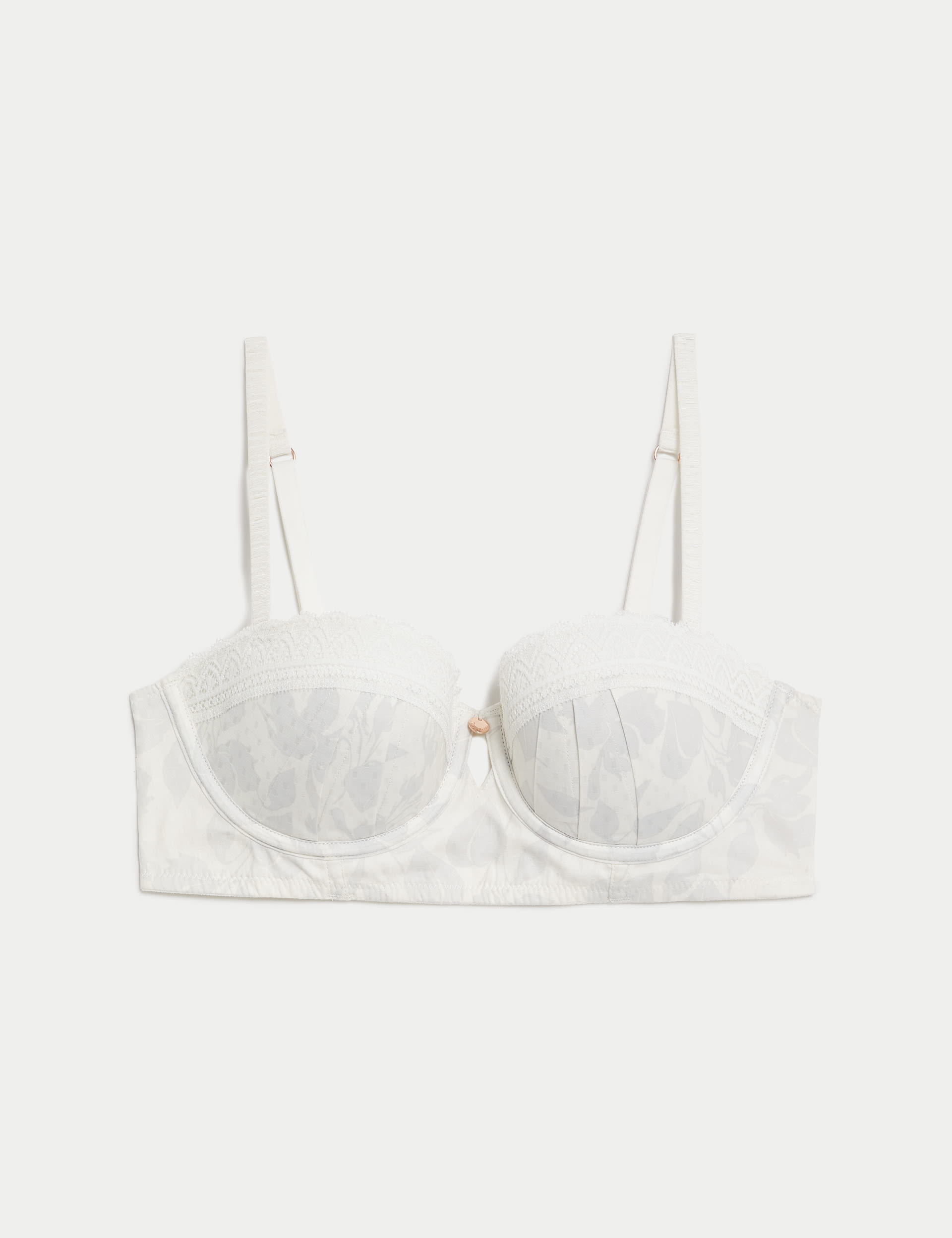 Delphine Wired Balcony Bra With Cotton (A-E)