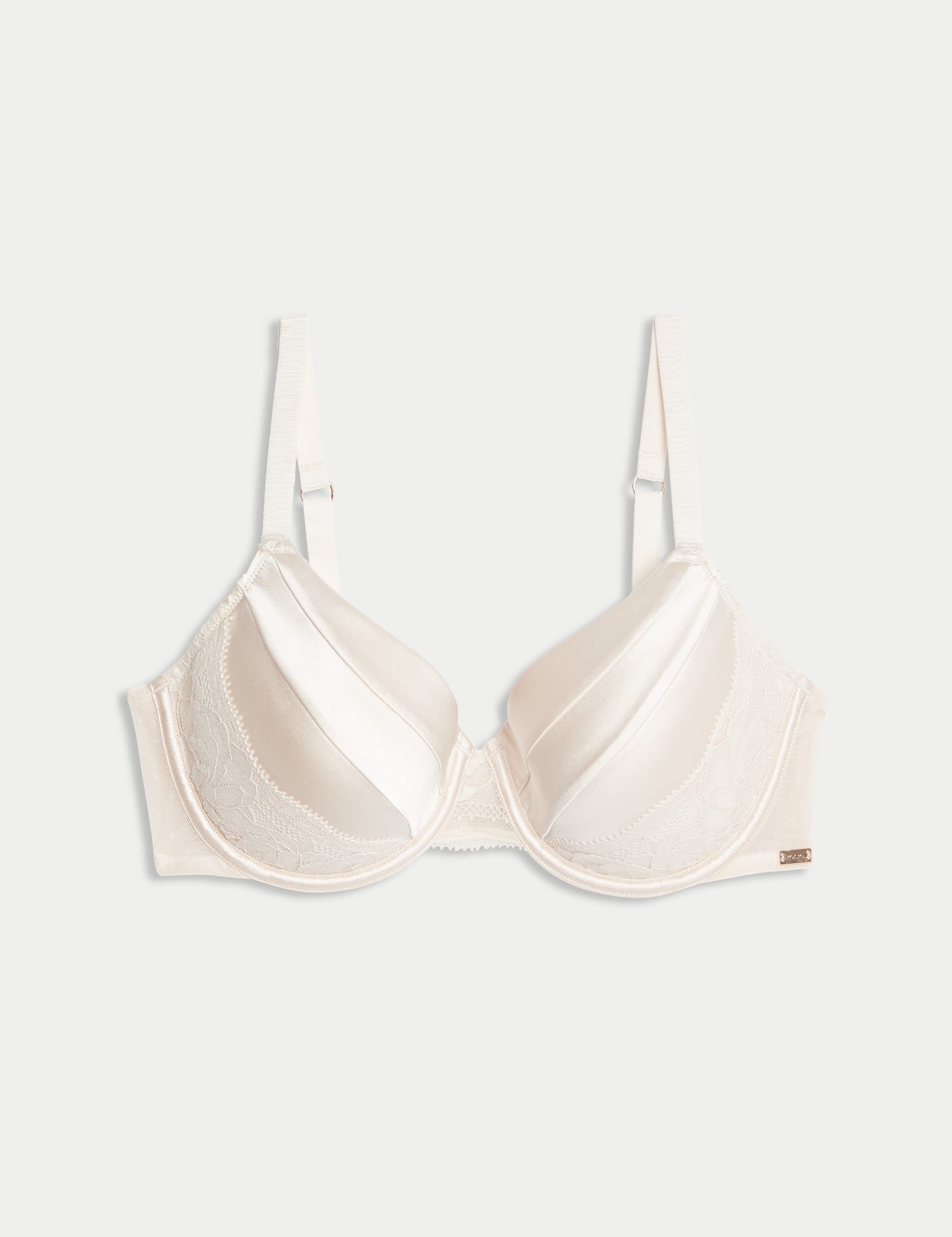 Silk & Lace Wired Full Cup Bra