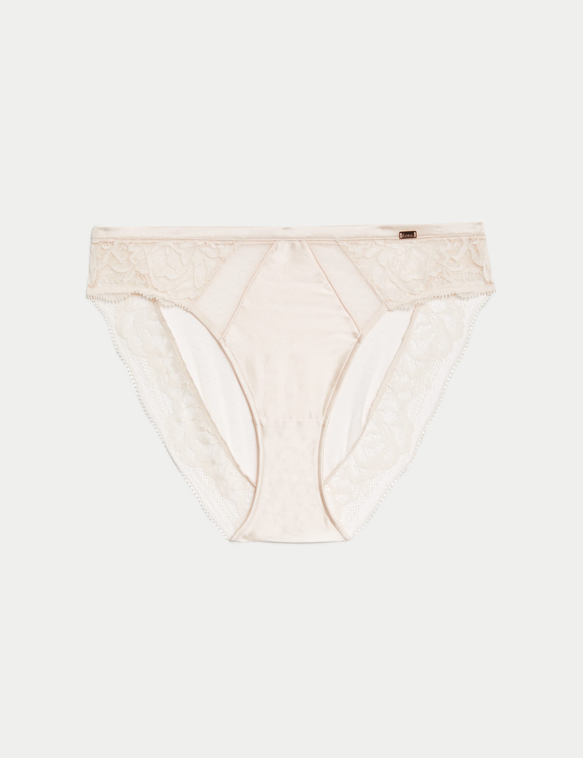 Silk & Lace High Leg Knickers