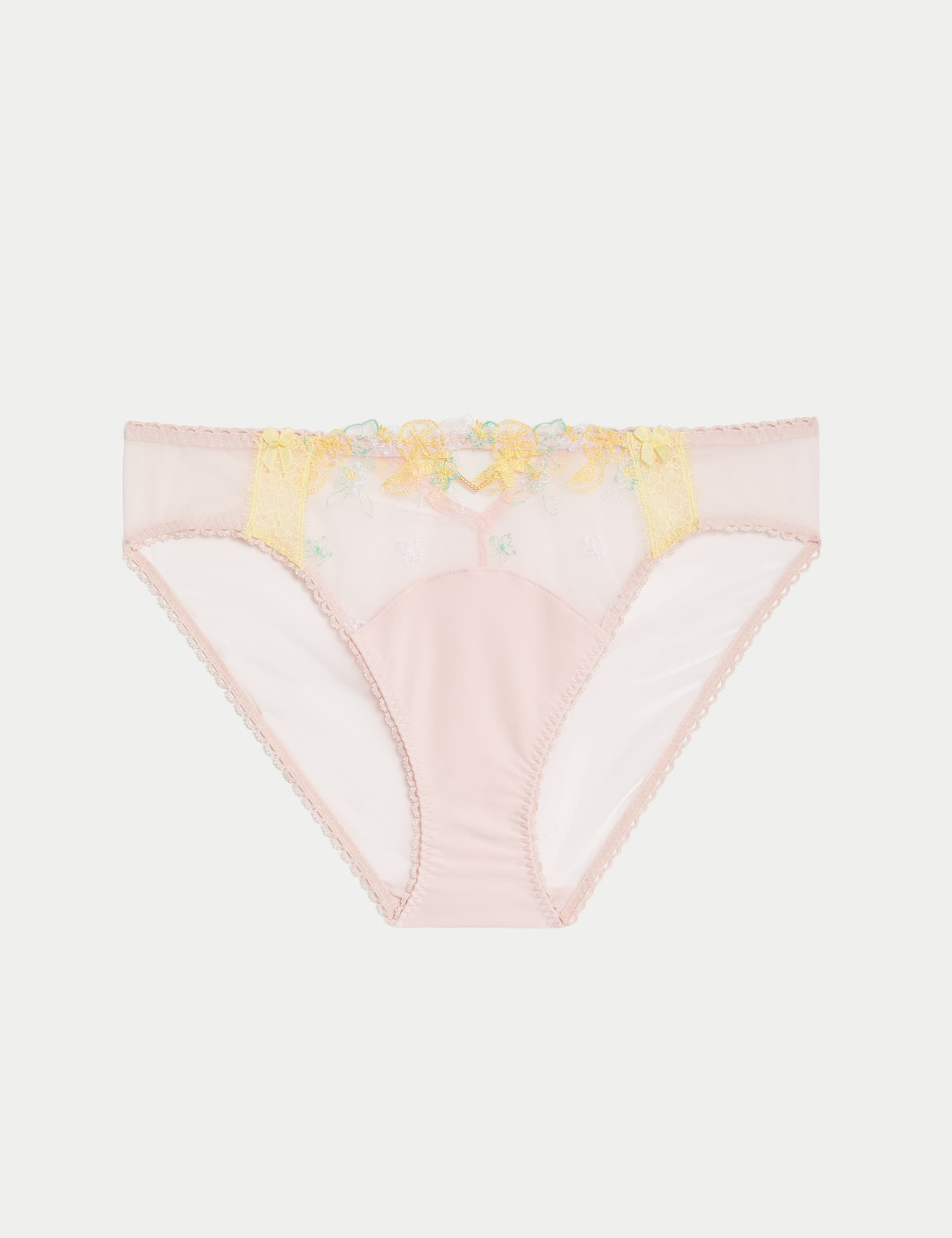 Abella Embroidery High Leg Knickers